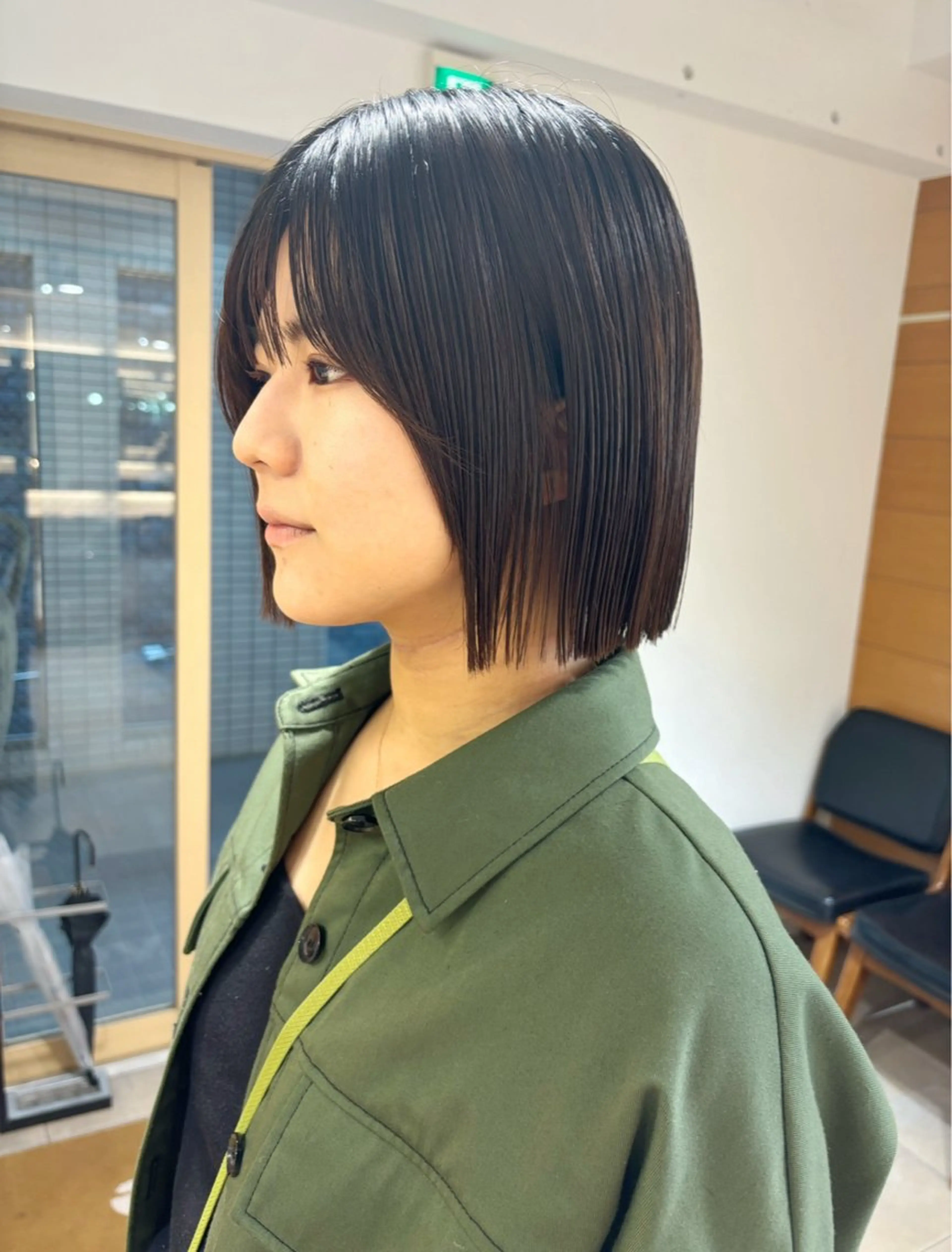 ショート カット 縮毛矯正 齋藤 咲のヘアスタイル