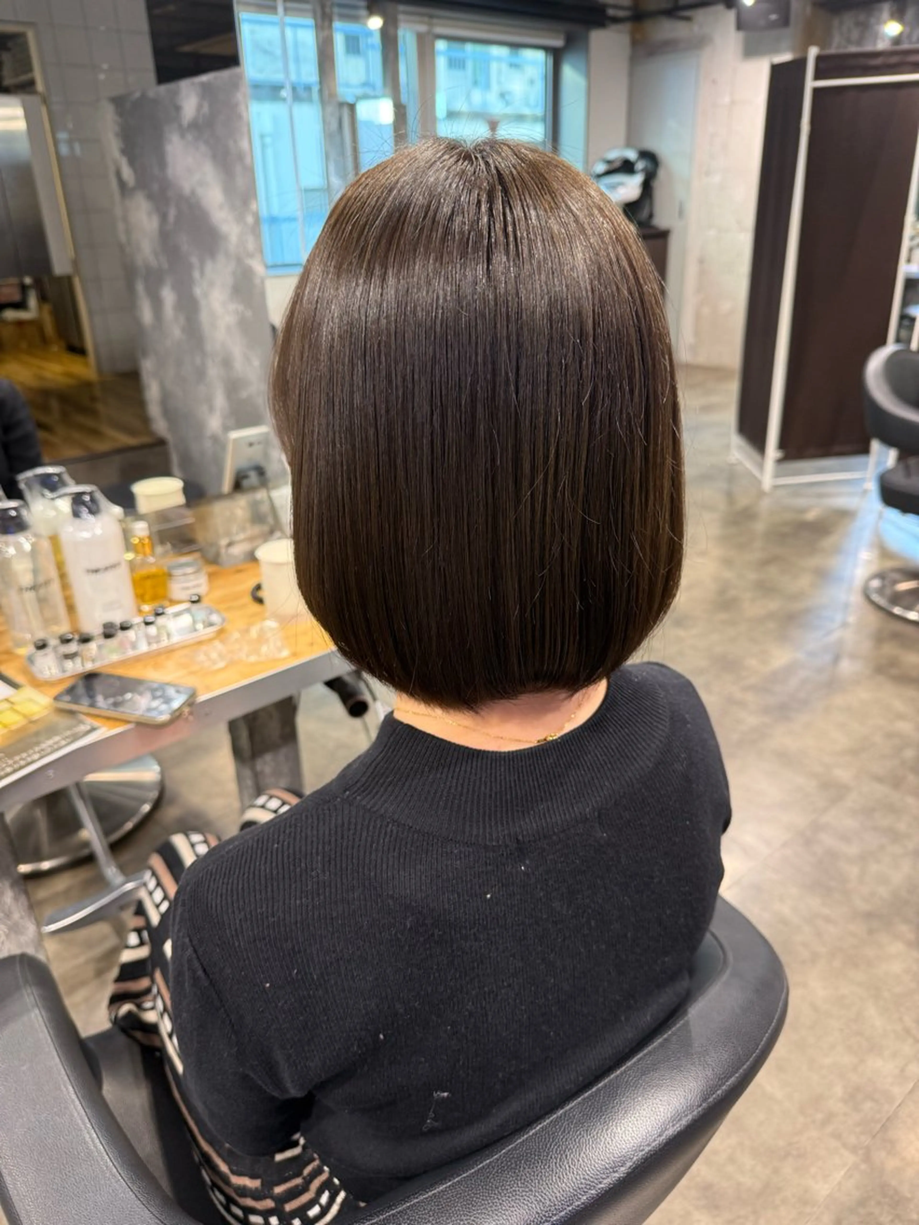 ショート カラー ヘアカラー トリートメント mao⭐️ 透明感カラー‎⭐️のヘアスタイル