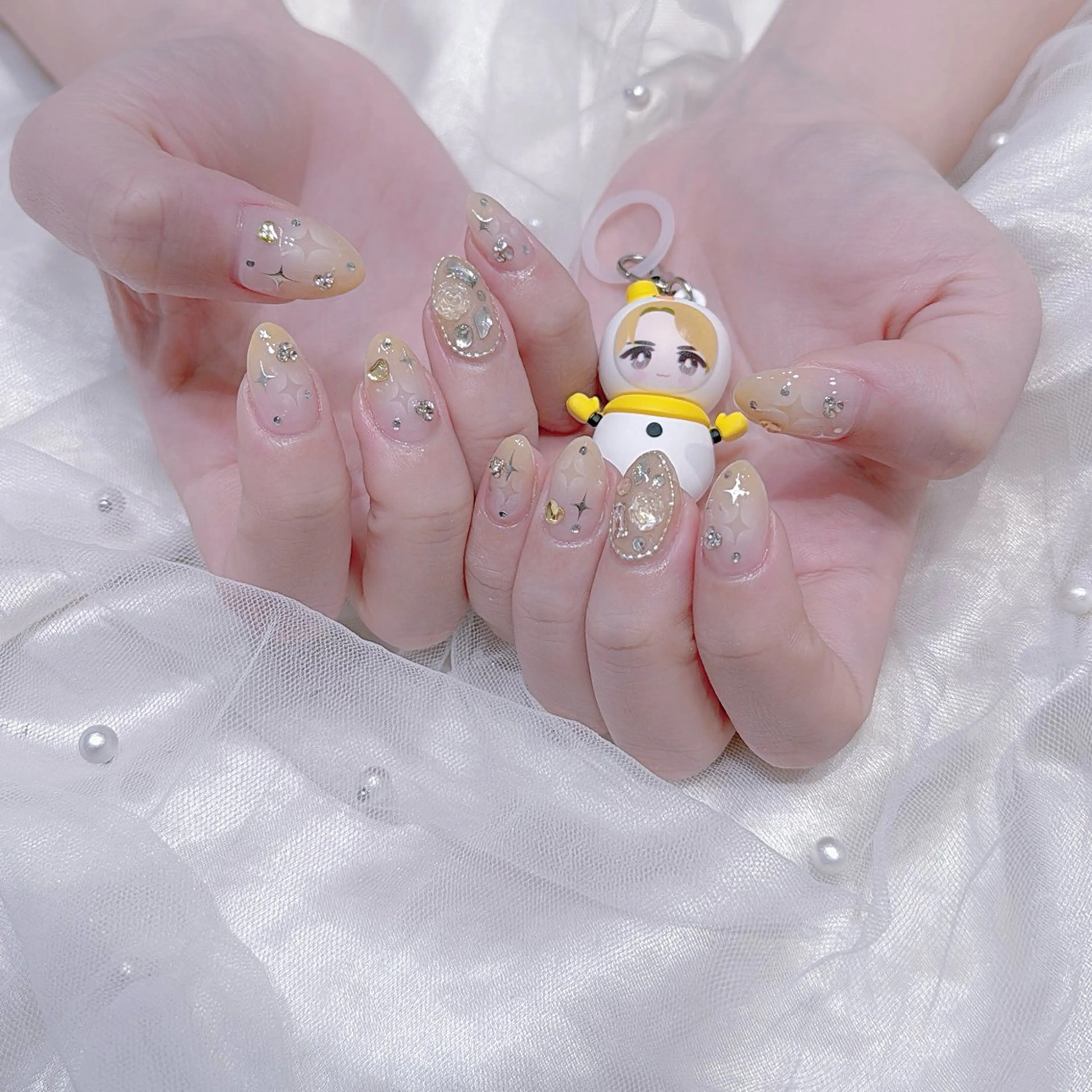 ネイル 黄色 ハンドネイル ୨୧ ayakaのネイルデザイン