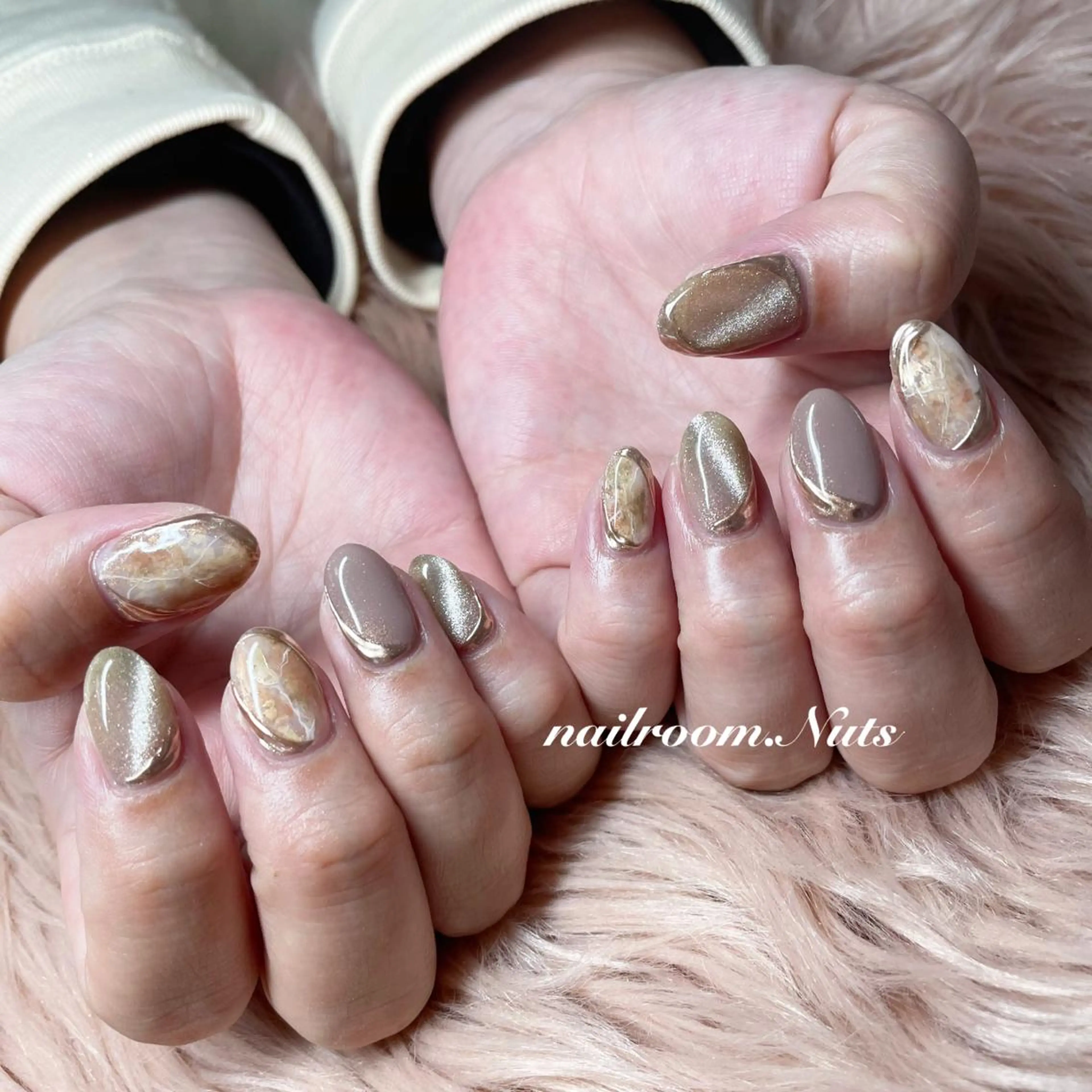 ネイル ハンドネイル nailsalon Nutsのネイルデザイン