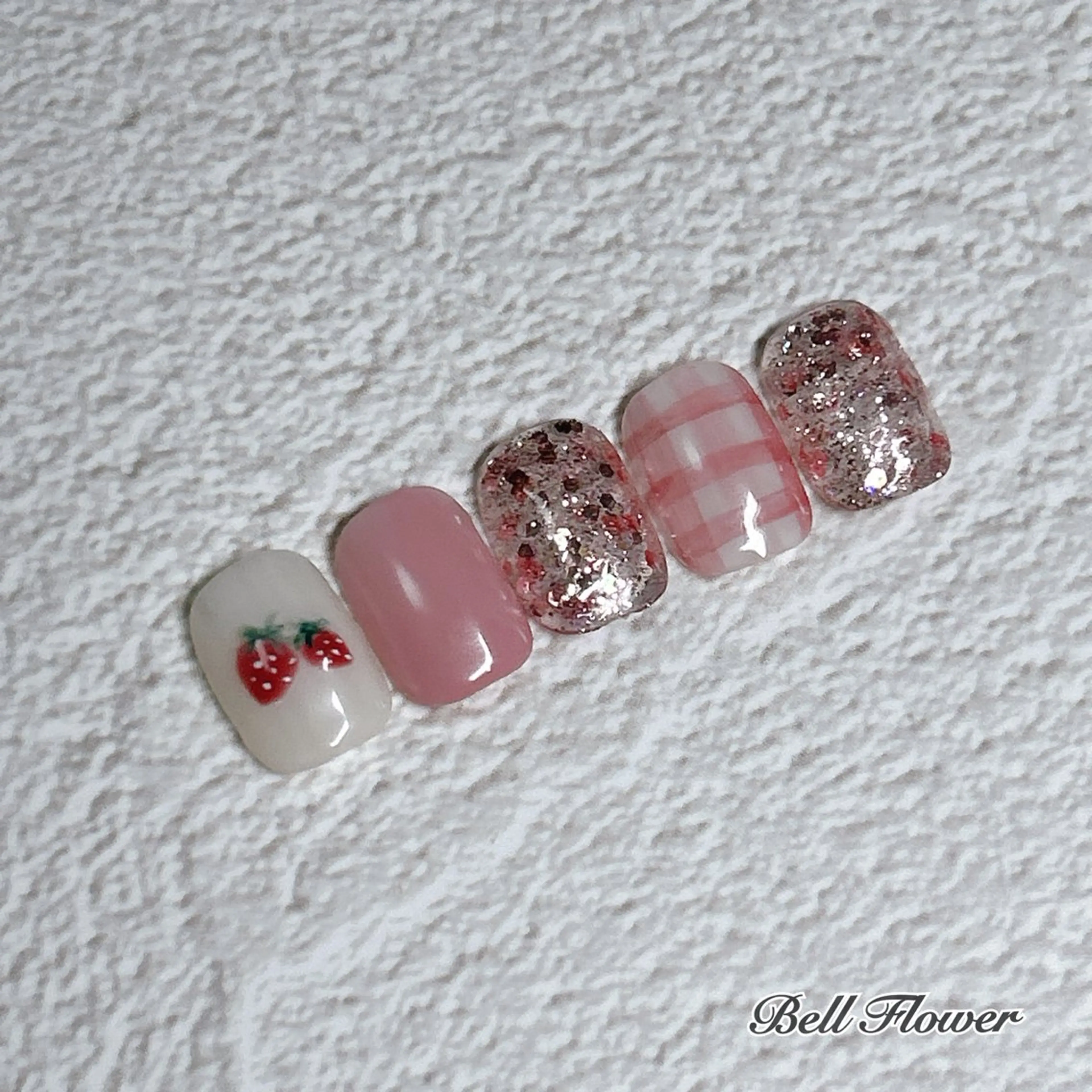ネイル ハンドネイル Bell Flowerのネイルデザイン