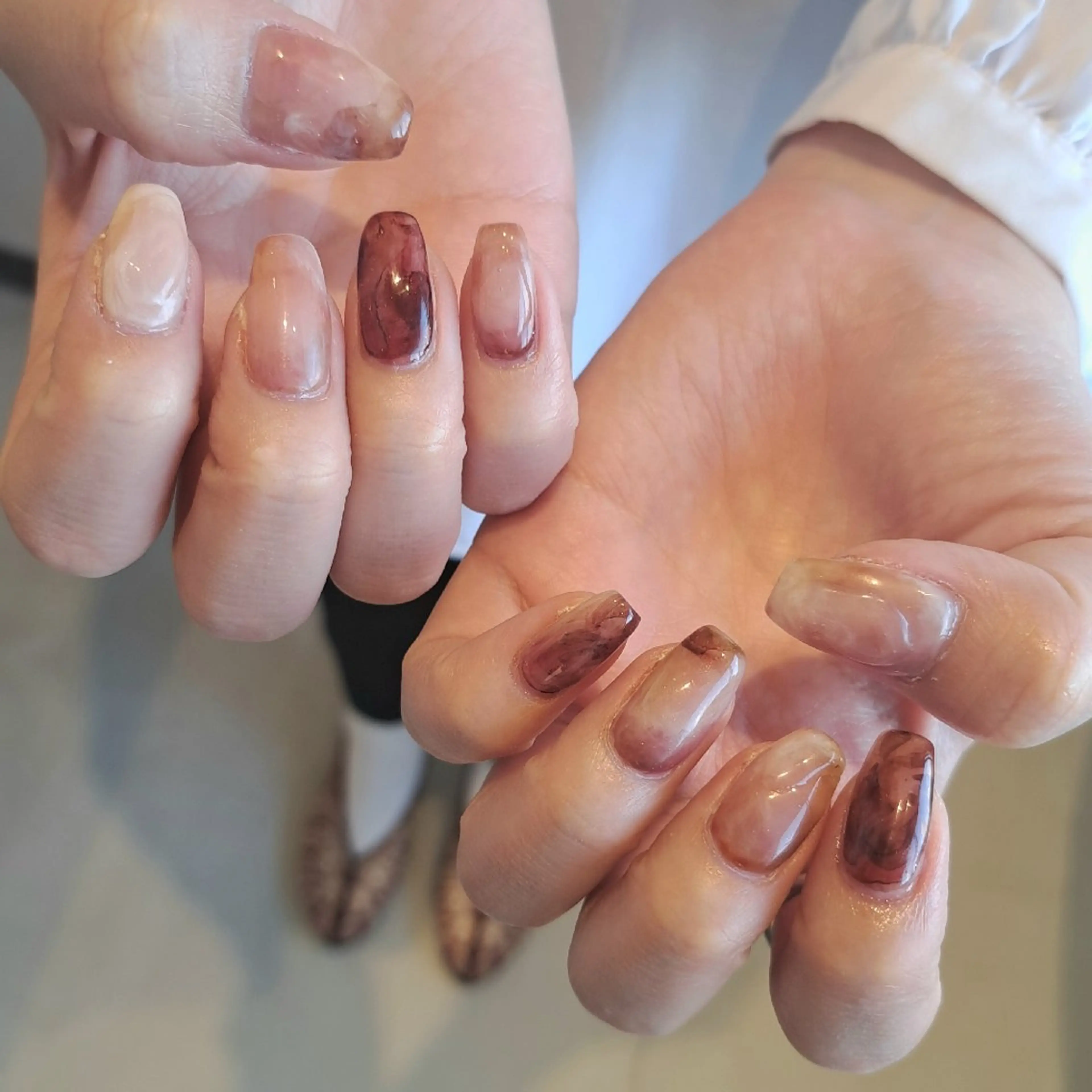 ネイル アートネイル ジェルネイル 持ち込み ニュアンスネイル Nail mood デザイン持ち込みokのネイルデザイン