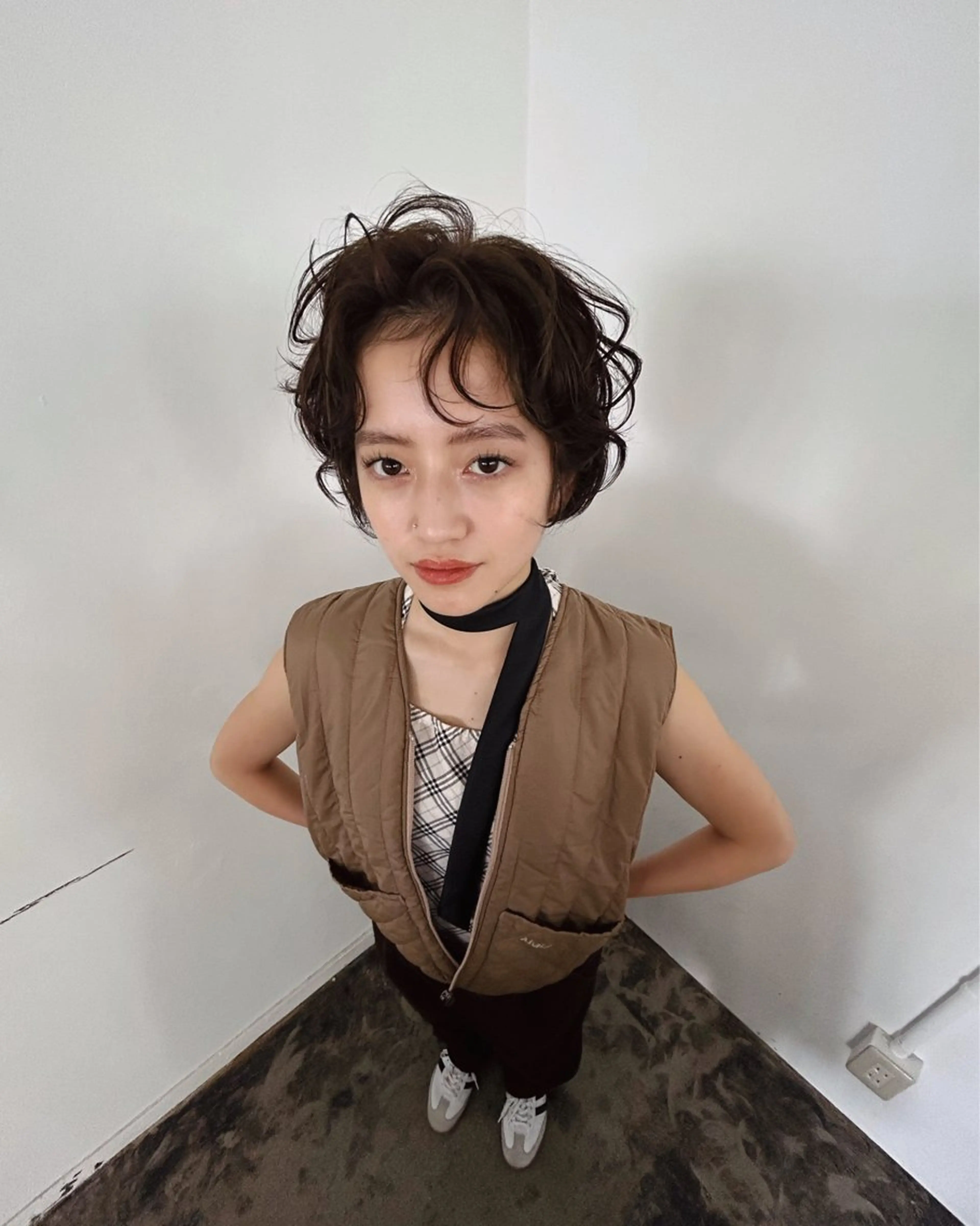 パーマ カット パーマ 原 瑞希のヘアスタイル