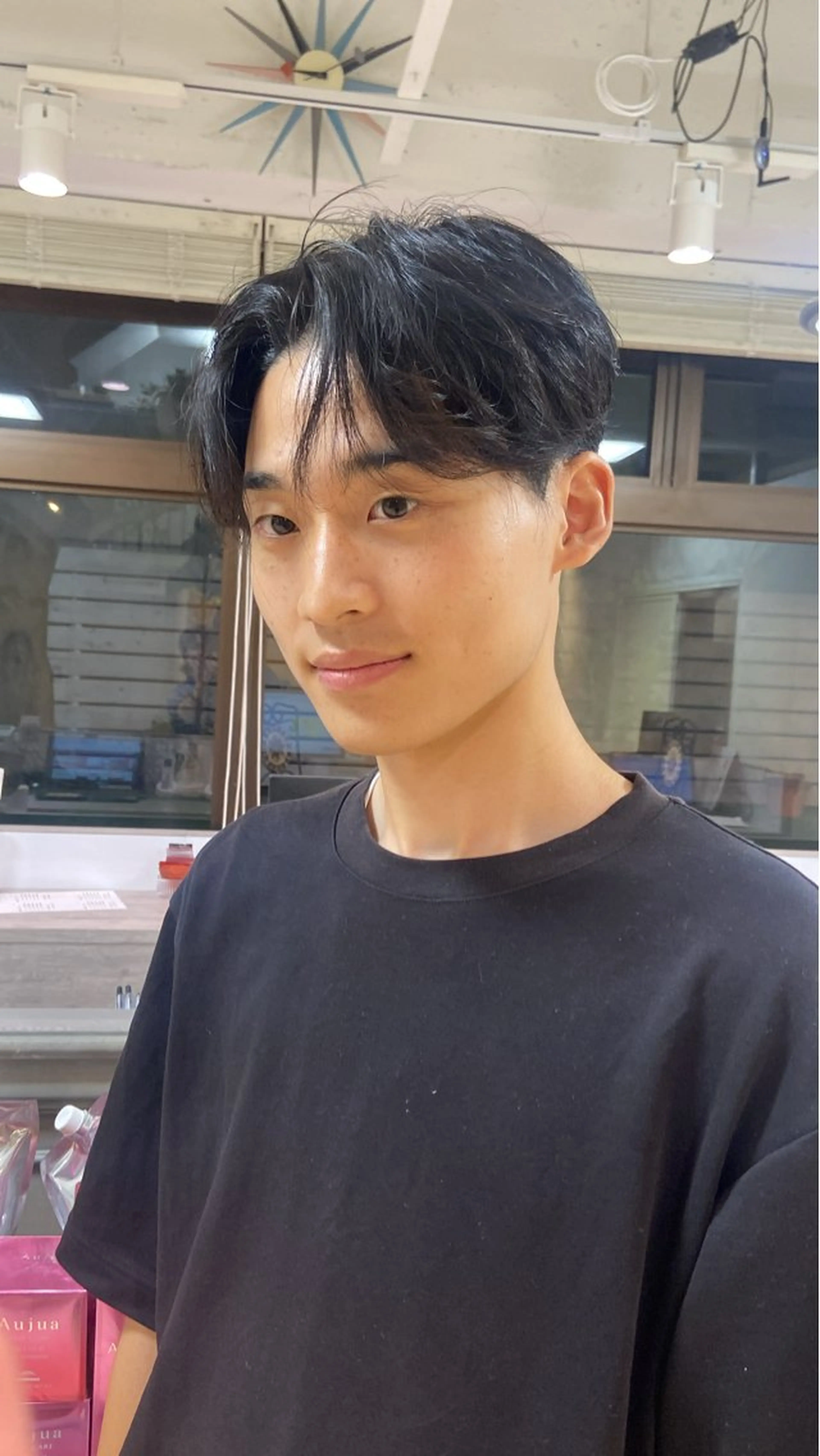 メンズ センターパート メンズ韓国風 NEXTzer0 メンズカット/パーマのヘアスタイル