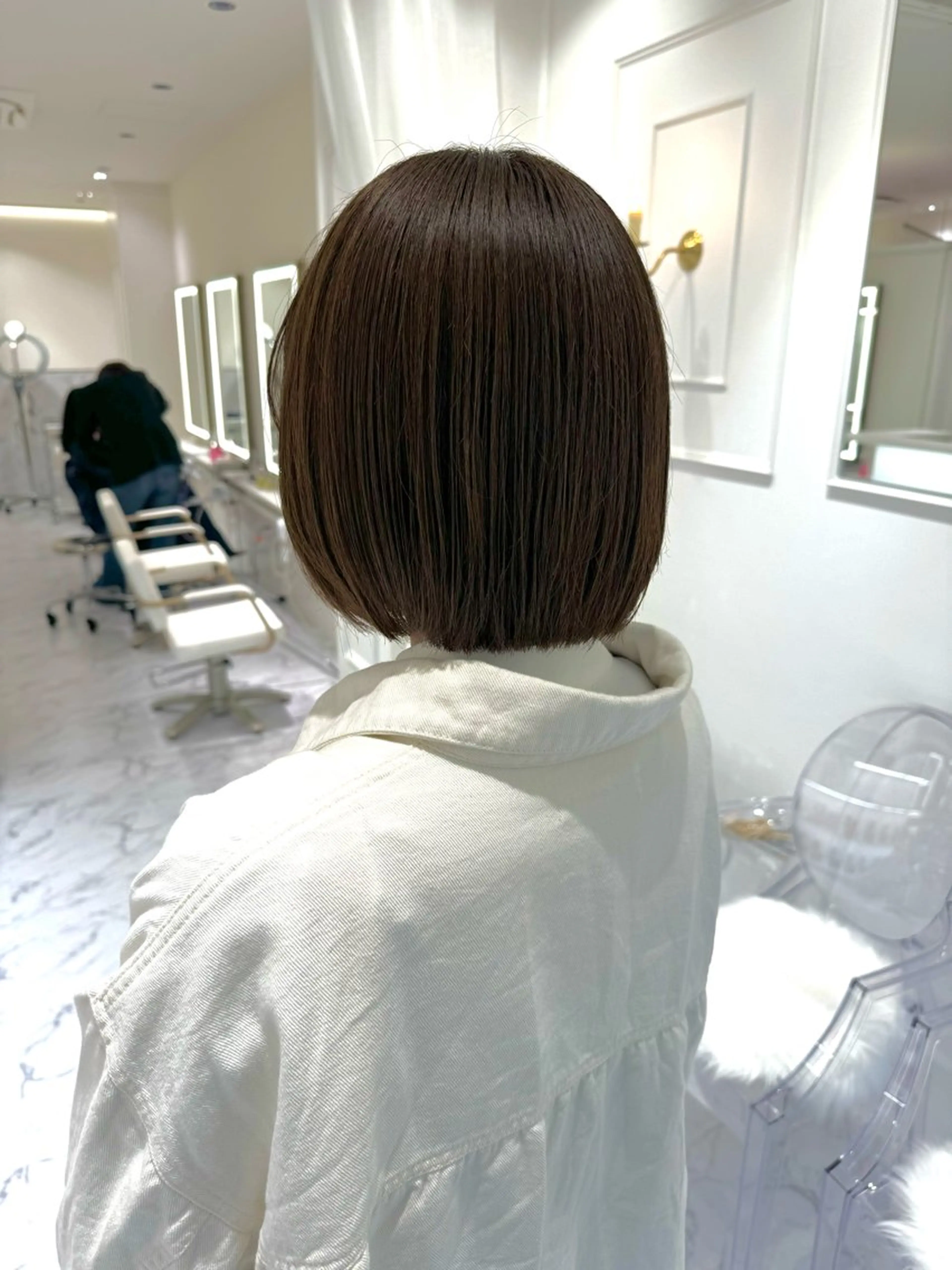 ミディアム カラー ヘアカラー トリートメント ParveMix🍀 藤原愛未のヘアスタイル