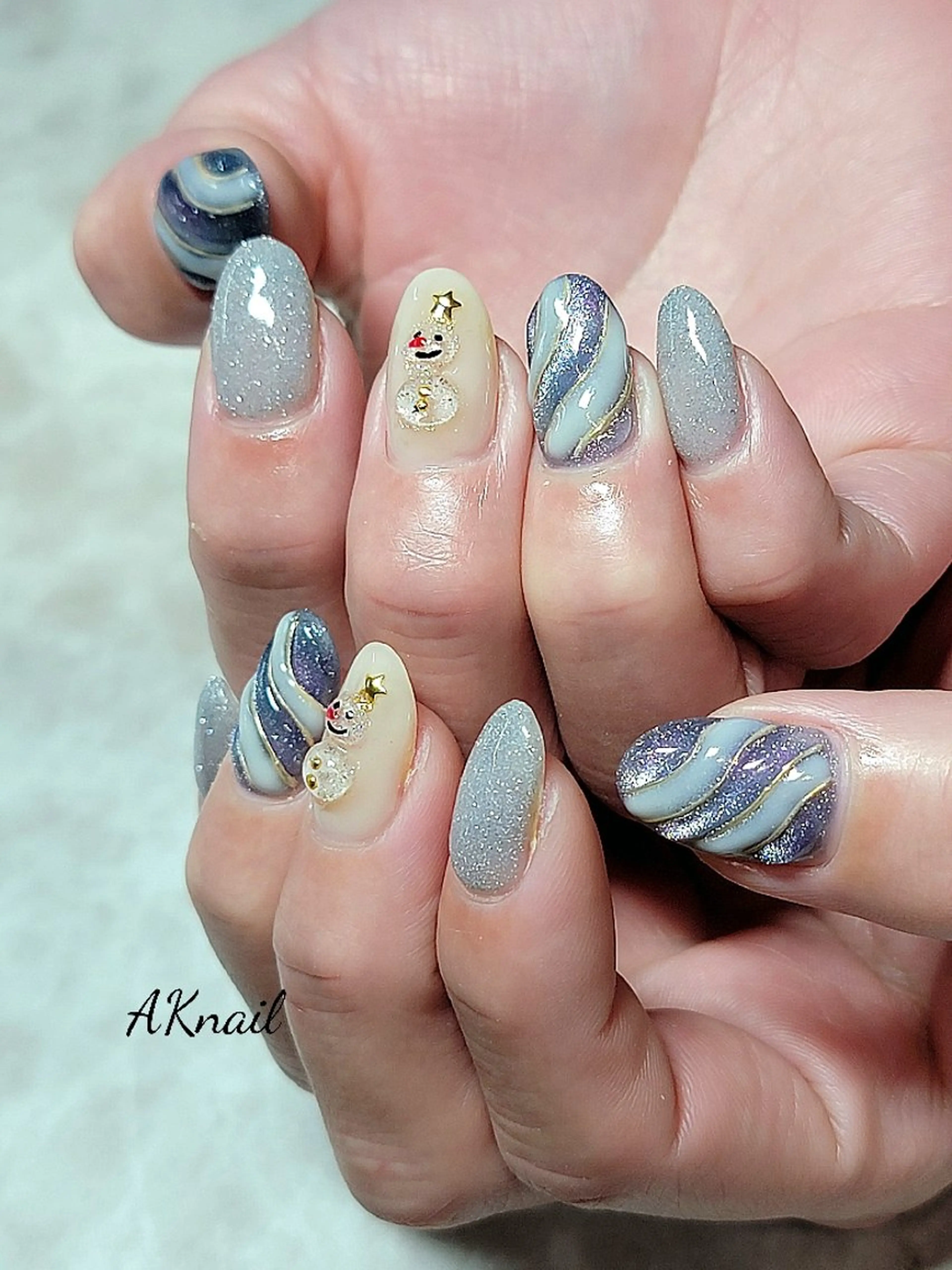 ネイル ネイル&巻き爪サロン AKnailのネイルデザイン