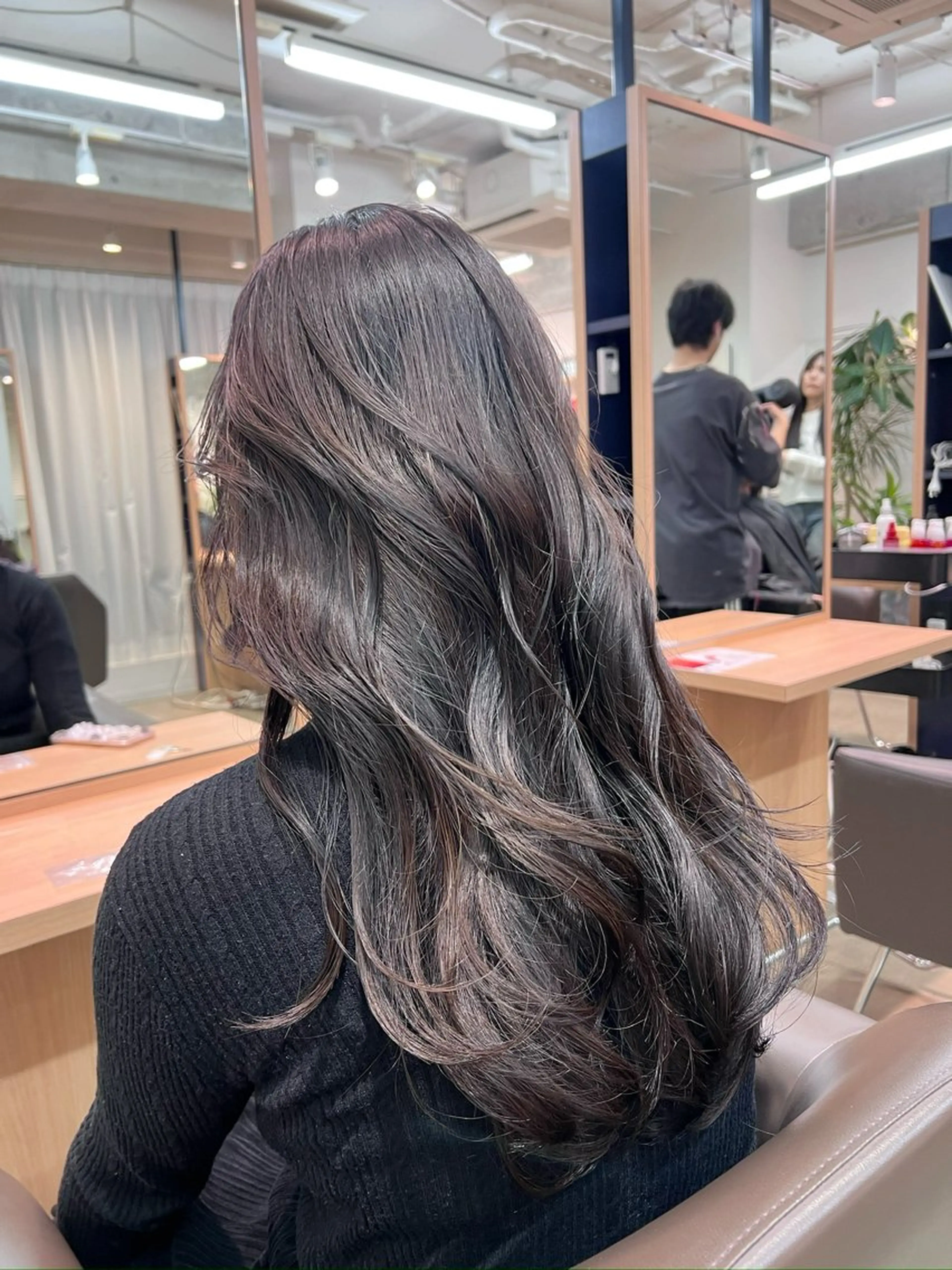 ロング レイヤーカット 山中 欧輔のヘアスタイル