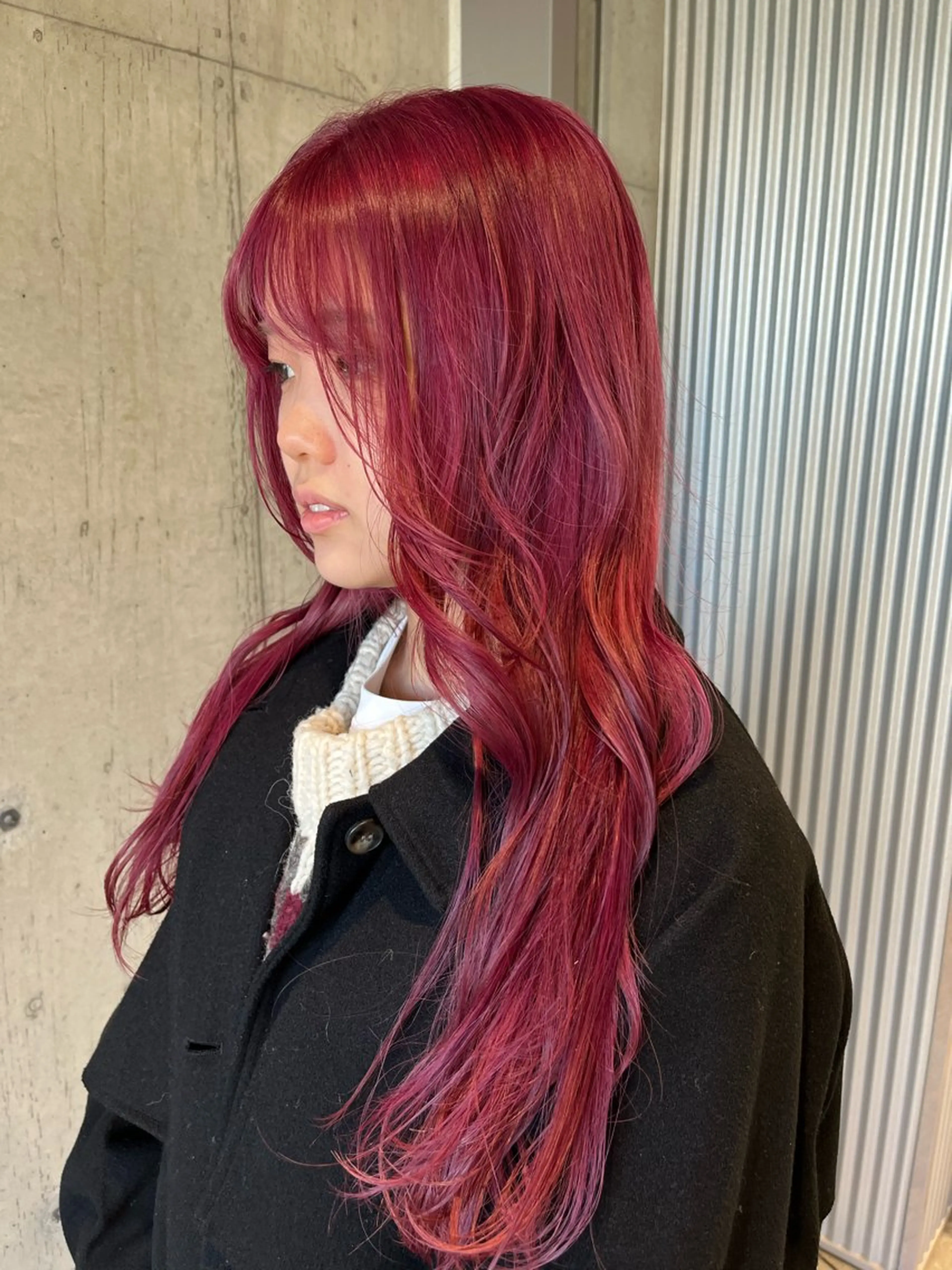 ロング ヘアアレンジ カット ヘアカラー トリートメント ボブ×透明感カラー 特化・リクト💥のヘアスタイル