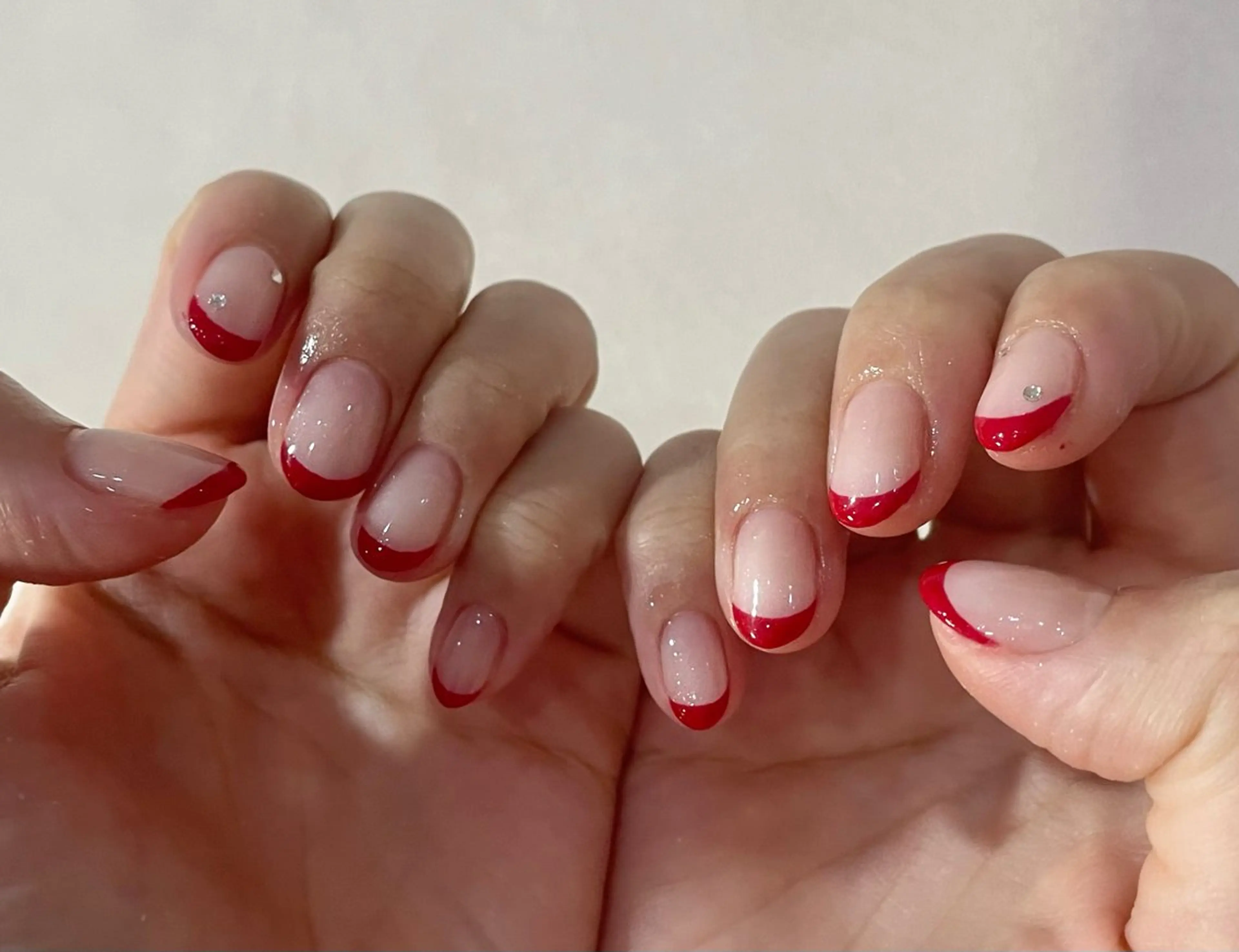 ネイル フレンチネイル グラデーション ホワイト Lily nail 大濠店所属・Lily イシイのネイルデザイン