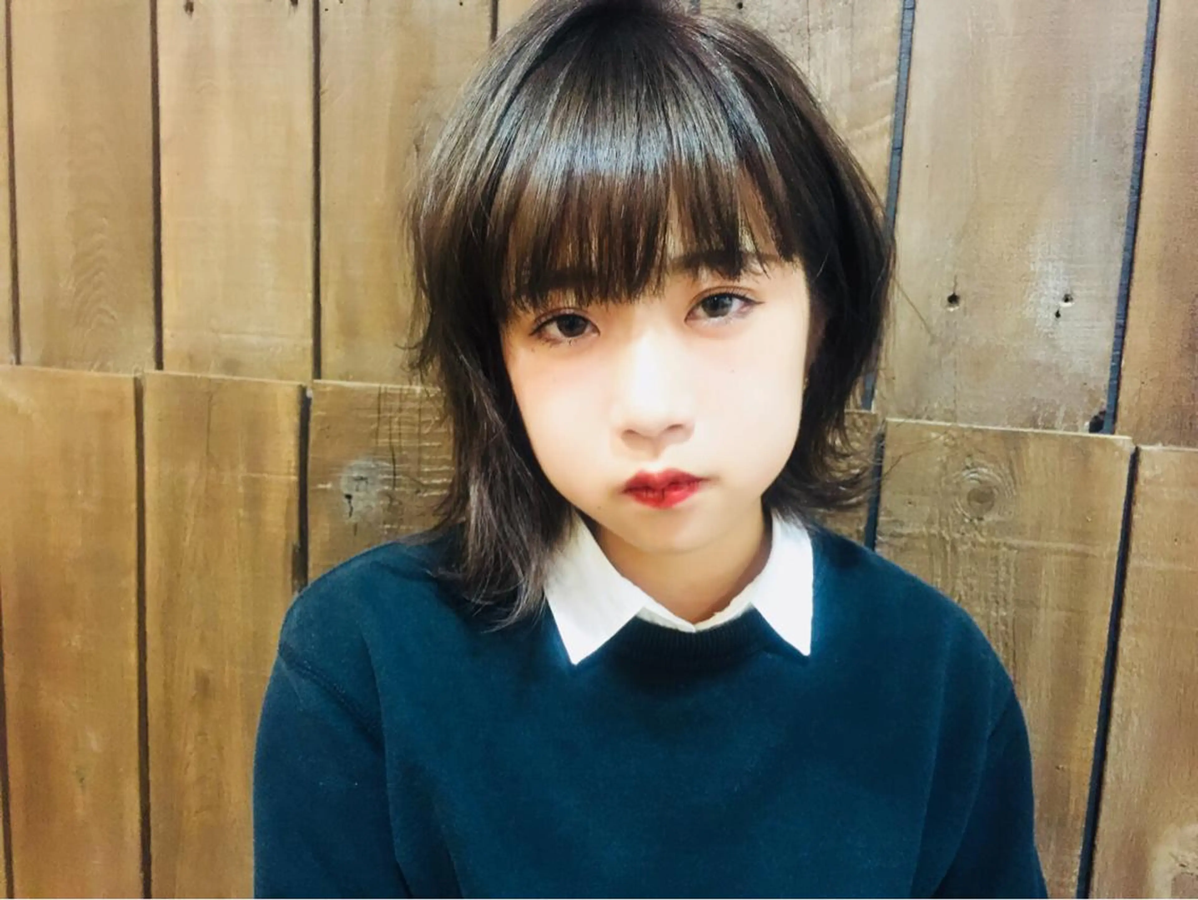 ミディアム カラー 船津武俊 フナツタケトシのヘアスタイル