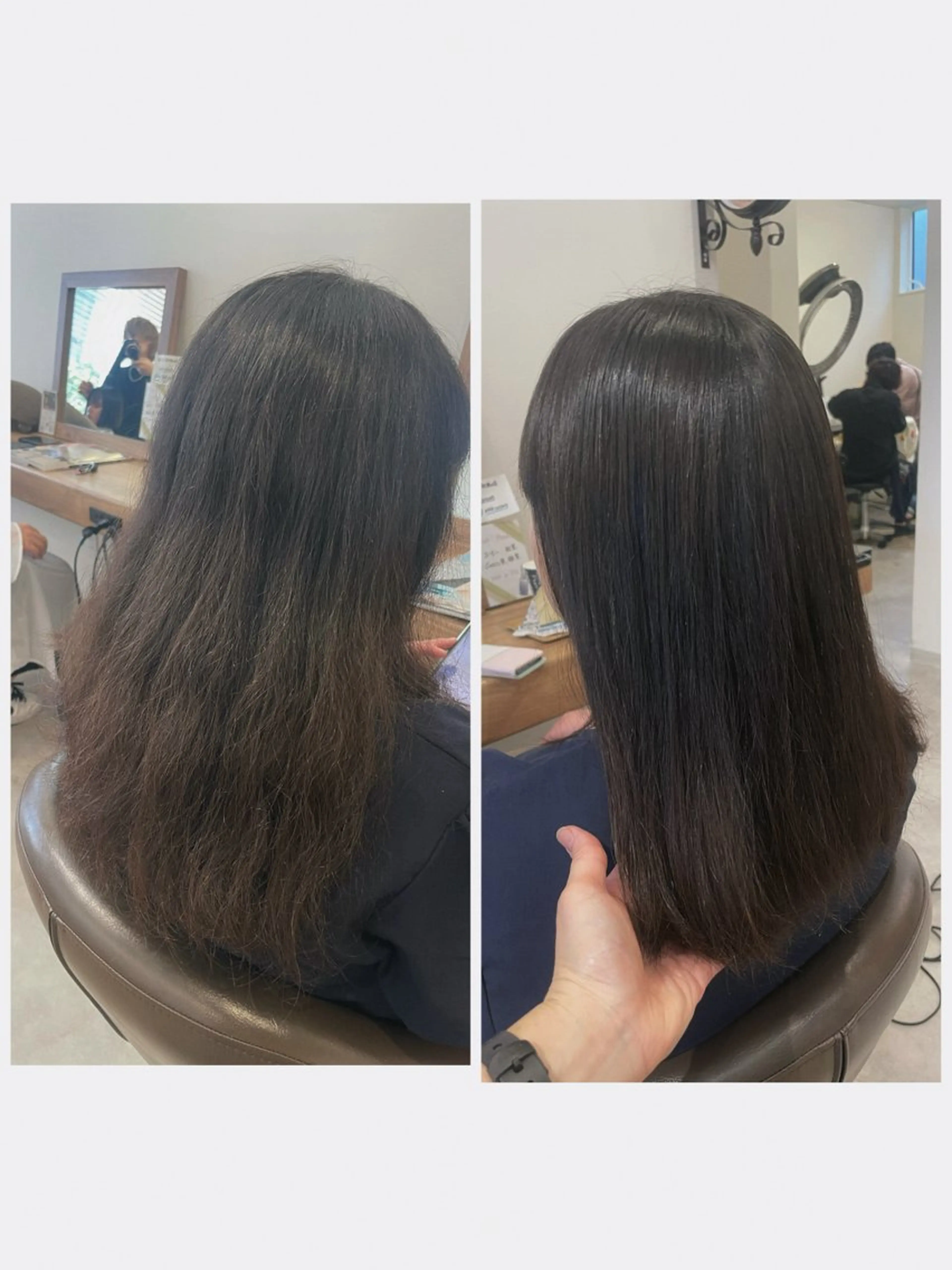 セミロング パーマ 山越 美裕樹のヘアスタイル