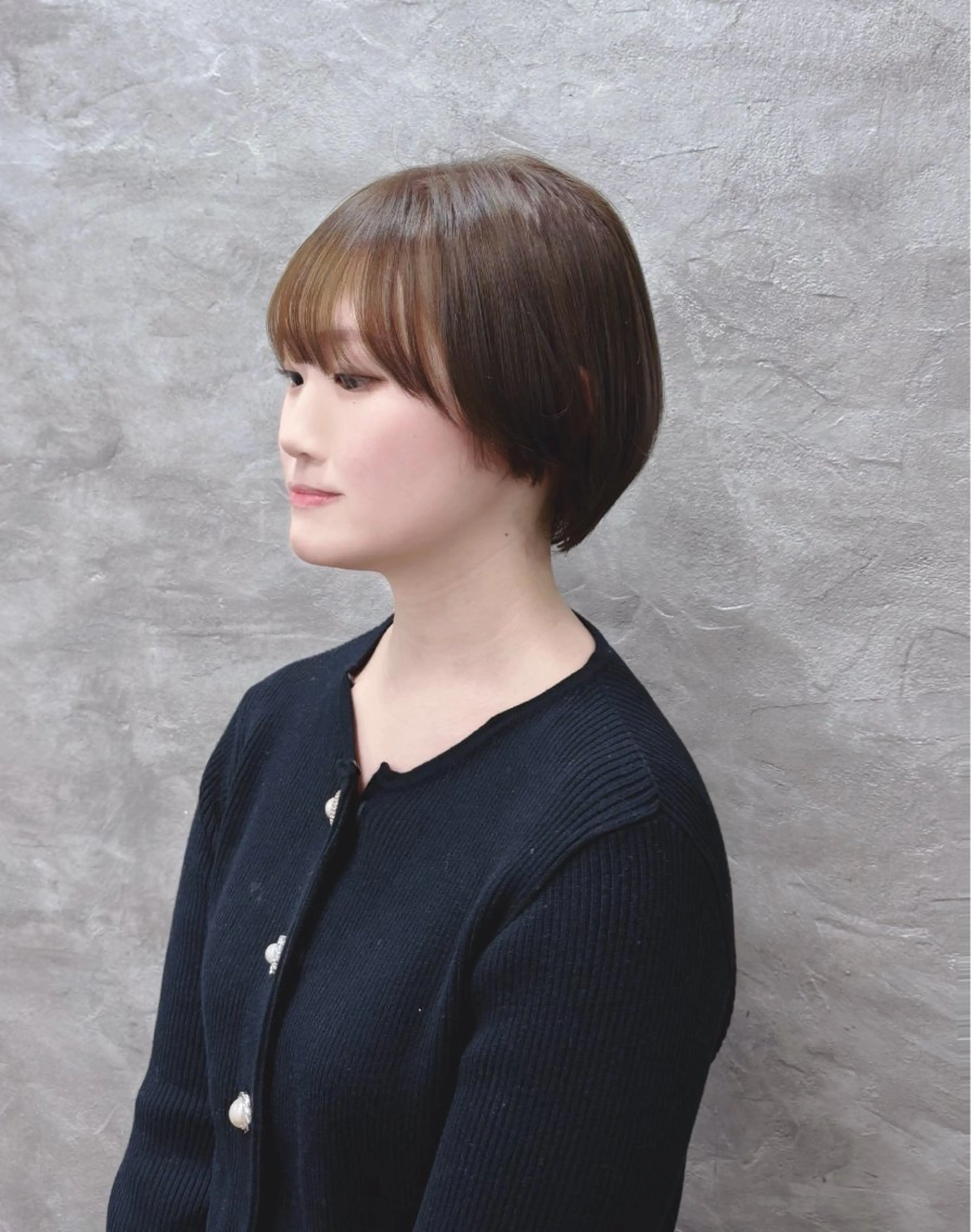 ショート カラー ヘアカラー トリートメント ルプラボウ/ 聖花/透明感カラーのヘアスタイル