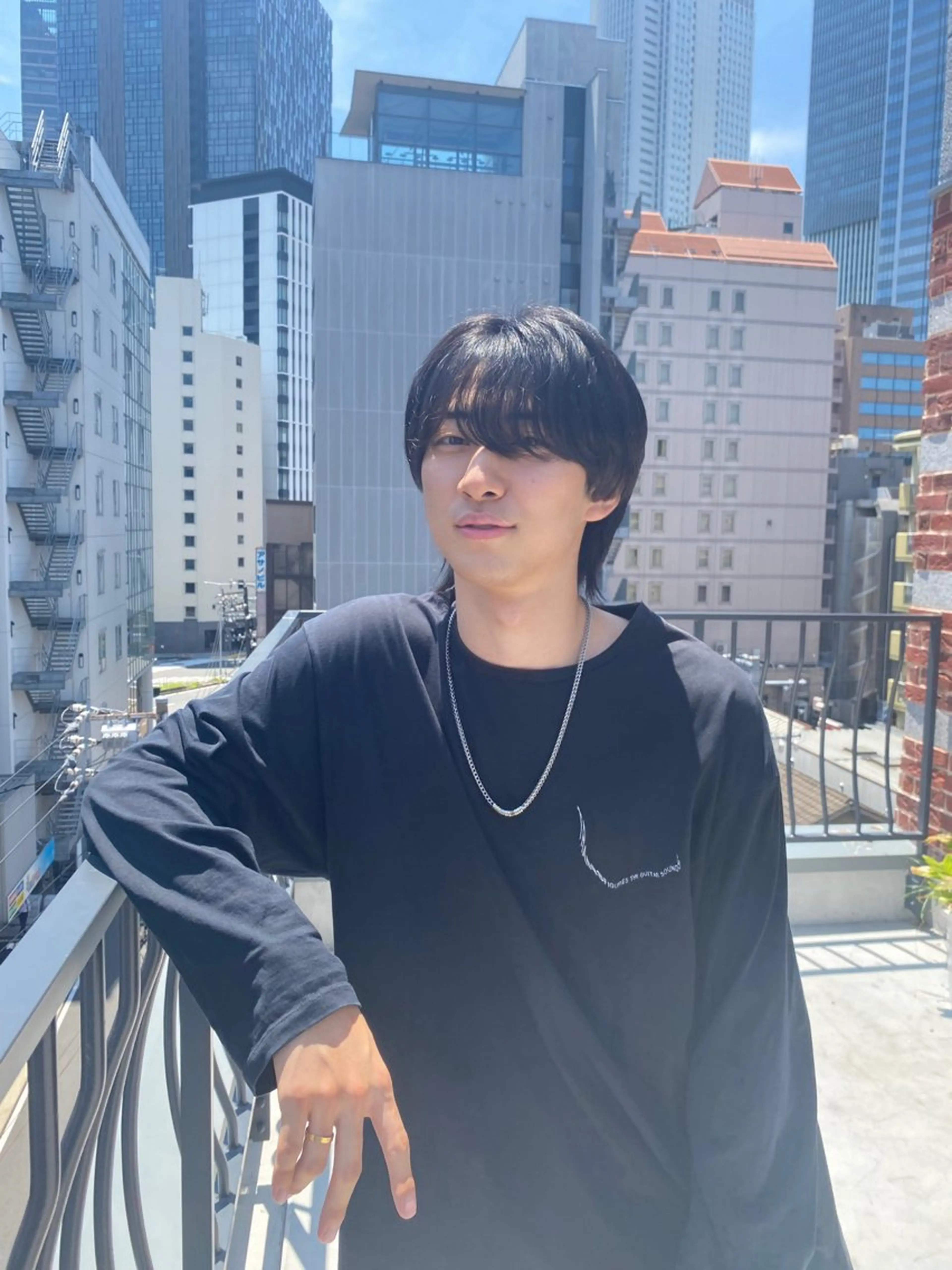 ミディアム カラー パーマ ヘアアレンジ メンズ マッシュ メンズウルフカット 縮毛矯正 ウルフカット メンズ特化酒井翔太 /メンズカット/名駅のヘアスタイル