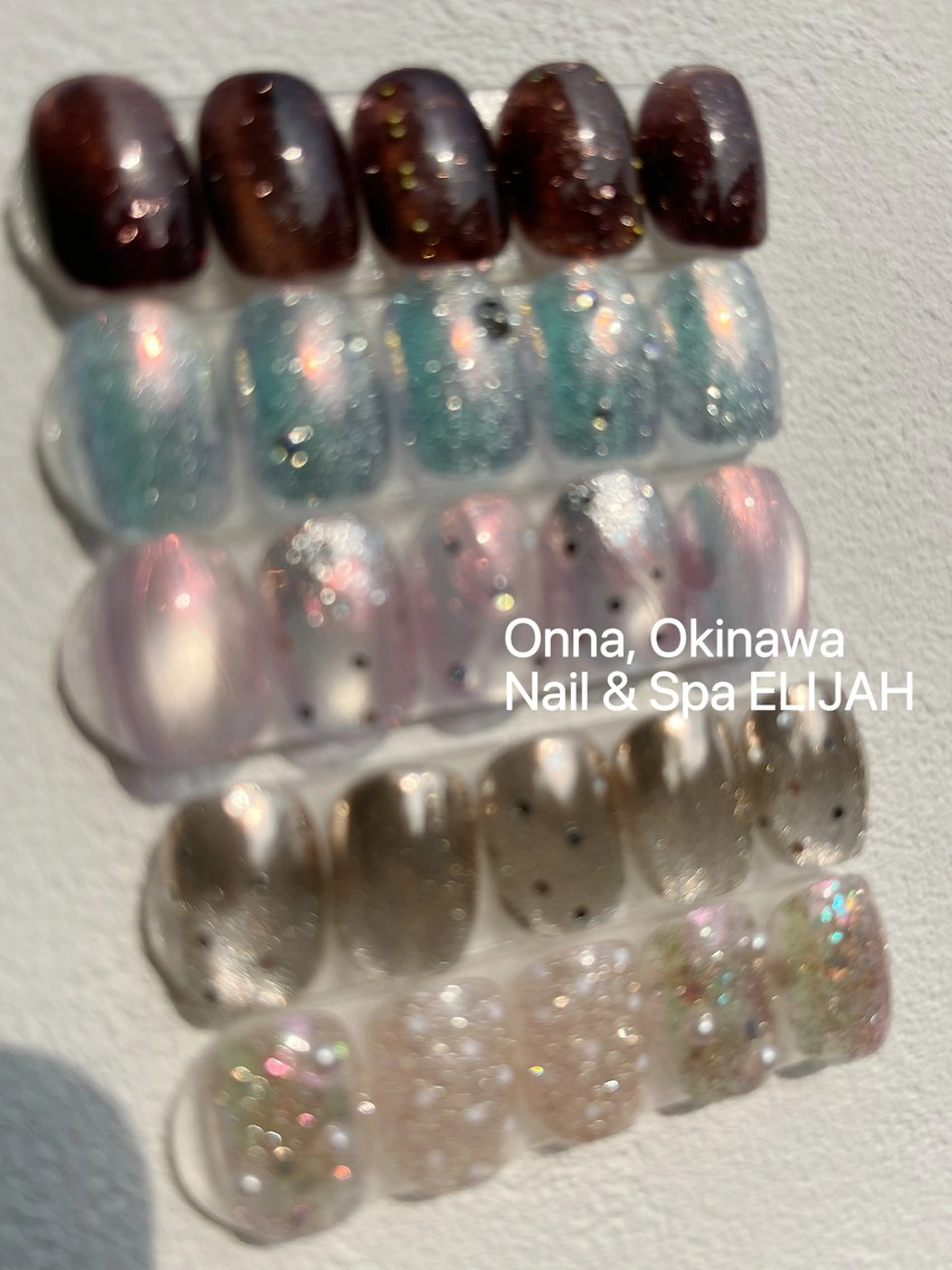 ネイル ハンドネイル ダンラップ新里 友簣乃のネイルデザイン