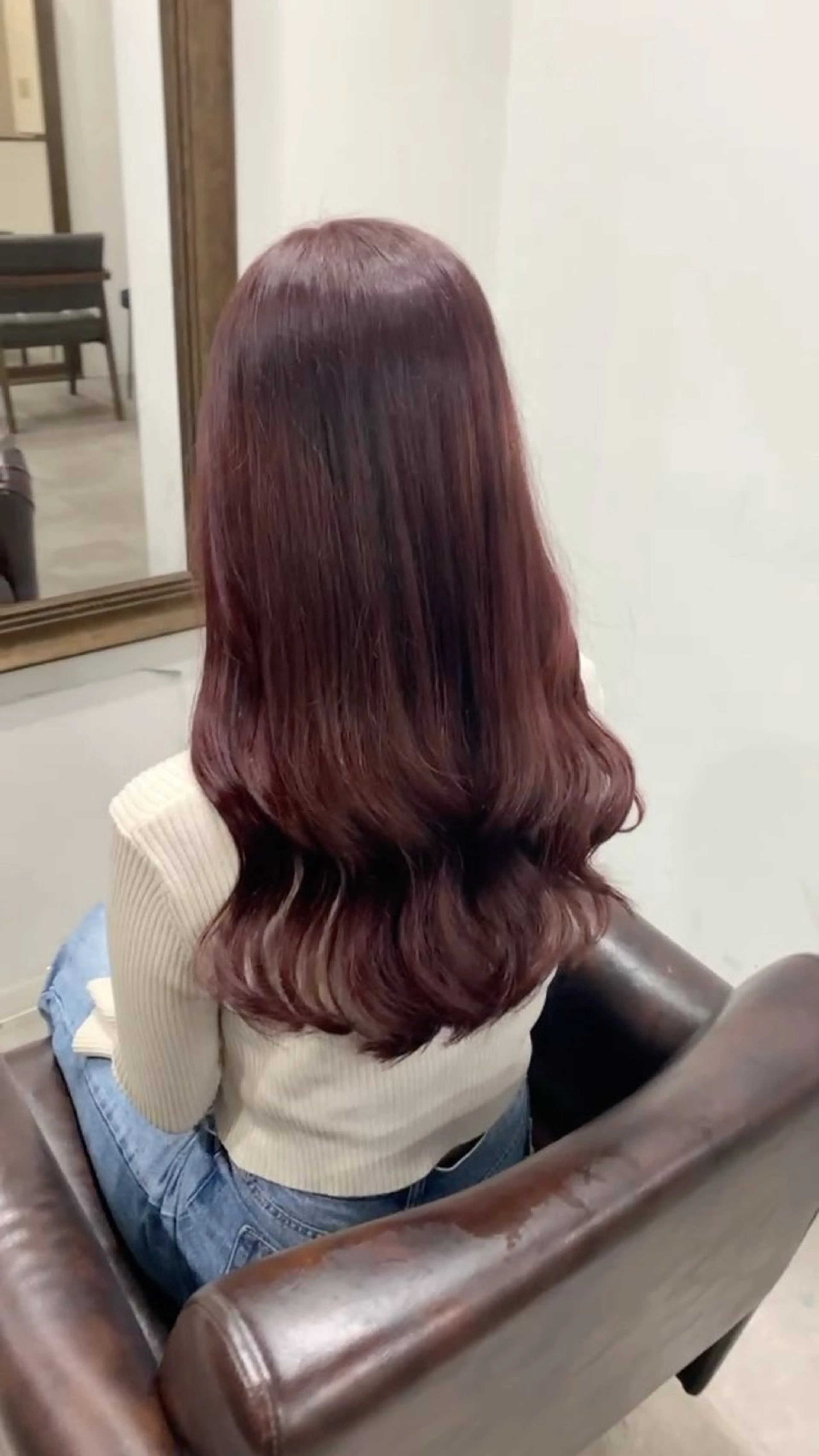 ロング カラー カット ヘアカラー トリートメント YURA hairのヘアスタイル