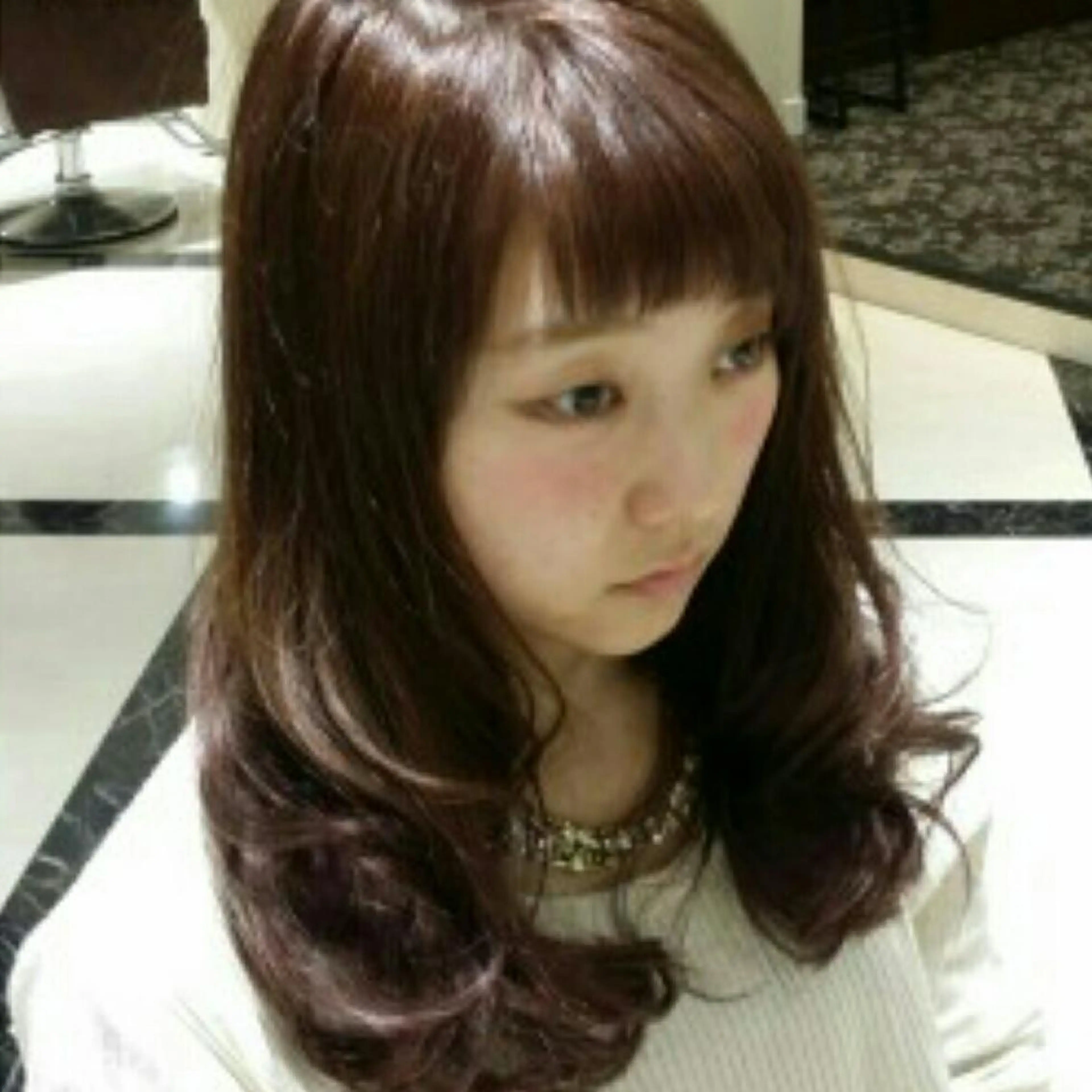 セミロング カラー ピンクカラー 髪質改善✨カラー特化 サロン🎨平尾晃一のヘアスタイル