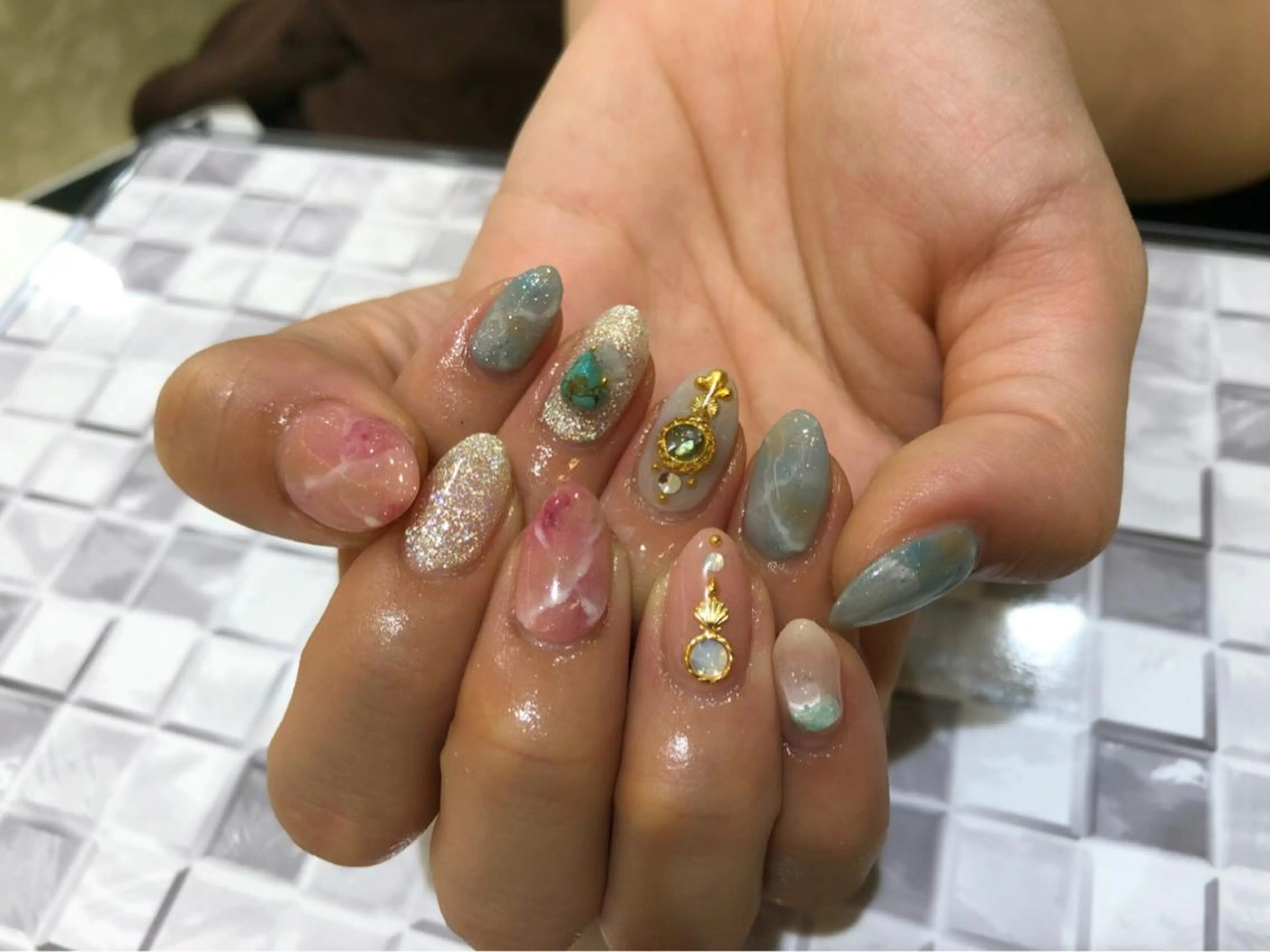 メンズ キッズ ネイル マツエク・マツパ a:Qネイル /久米川のネイルデザイン