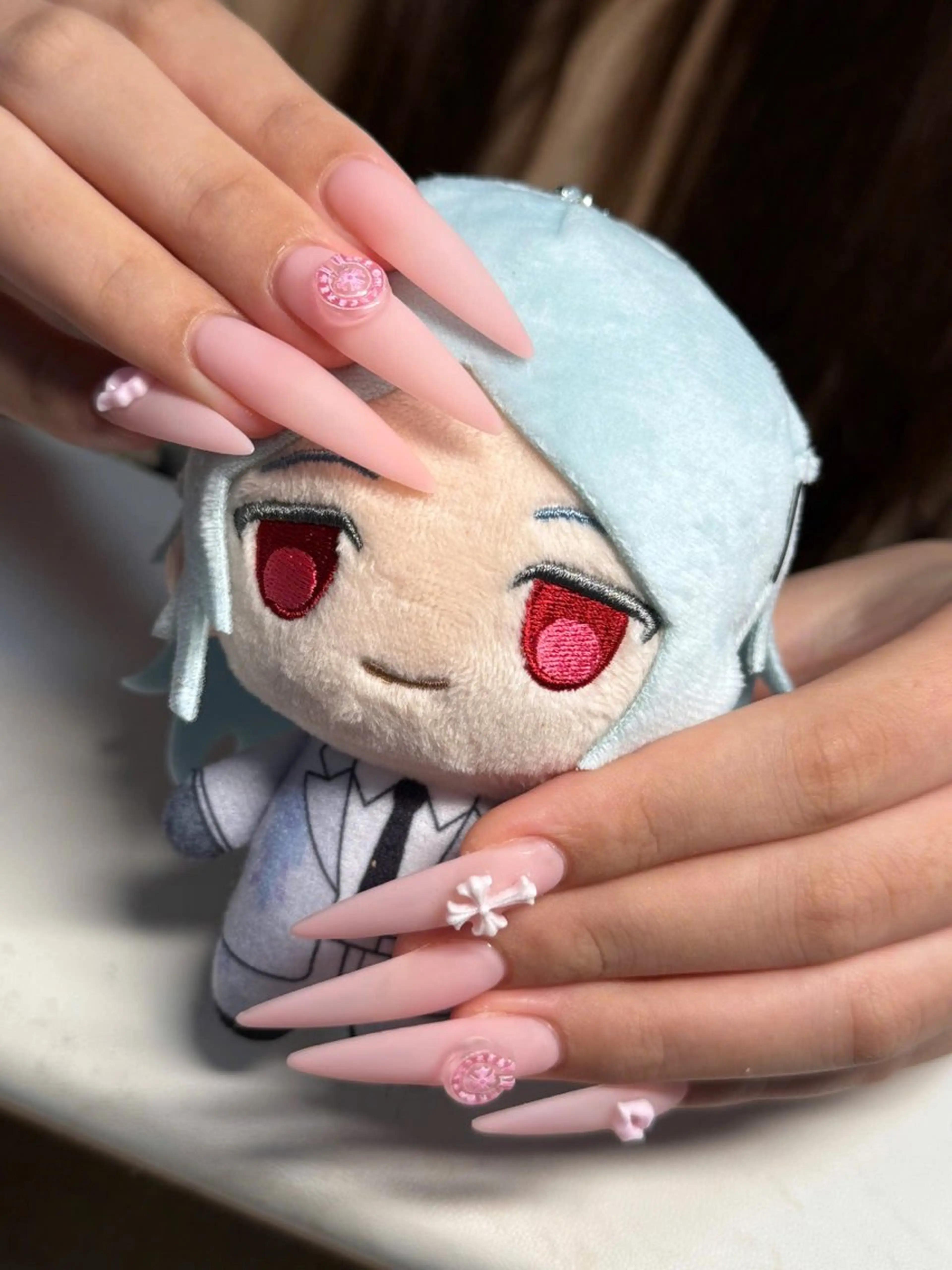 ネイル フレンチネイル ジェルネイル ハロウィン 韓国ネイル マグネットネイル ハンドネイル Hbaby nailのネイルデザイン