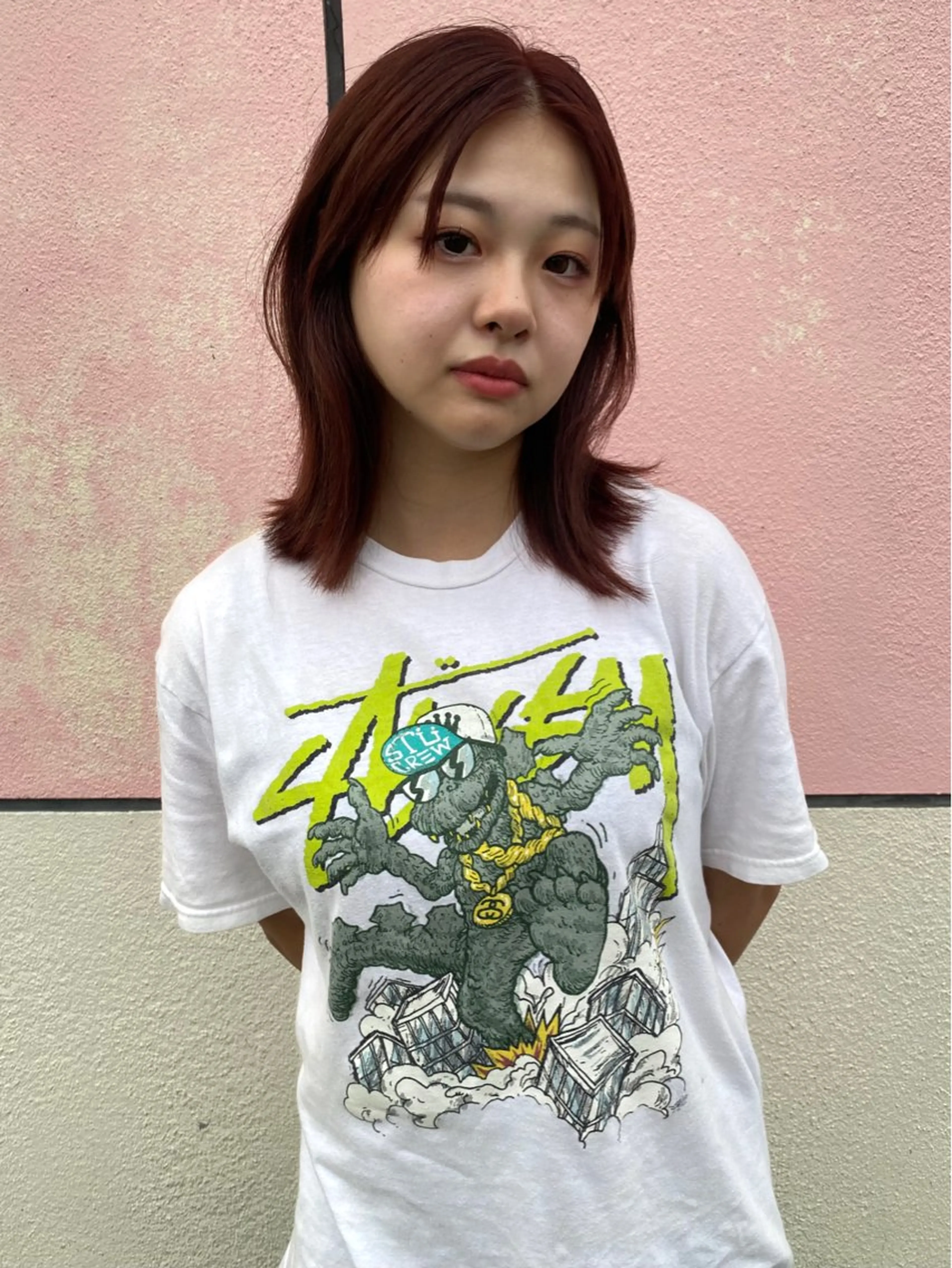 ミディアム カラー カット ヘアカラー トリートメント mai / linoah˚✧のヘアスタイル