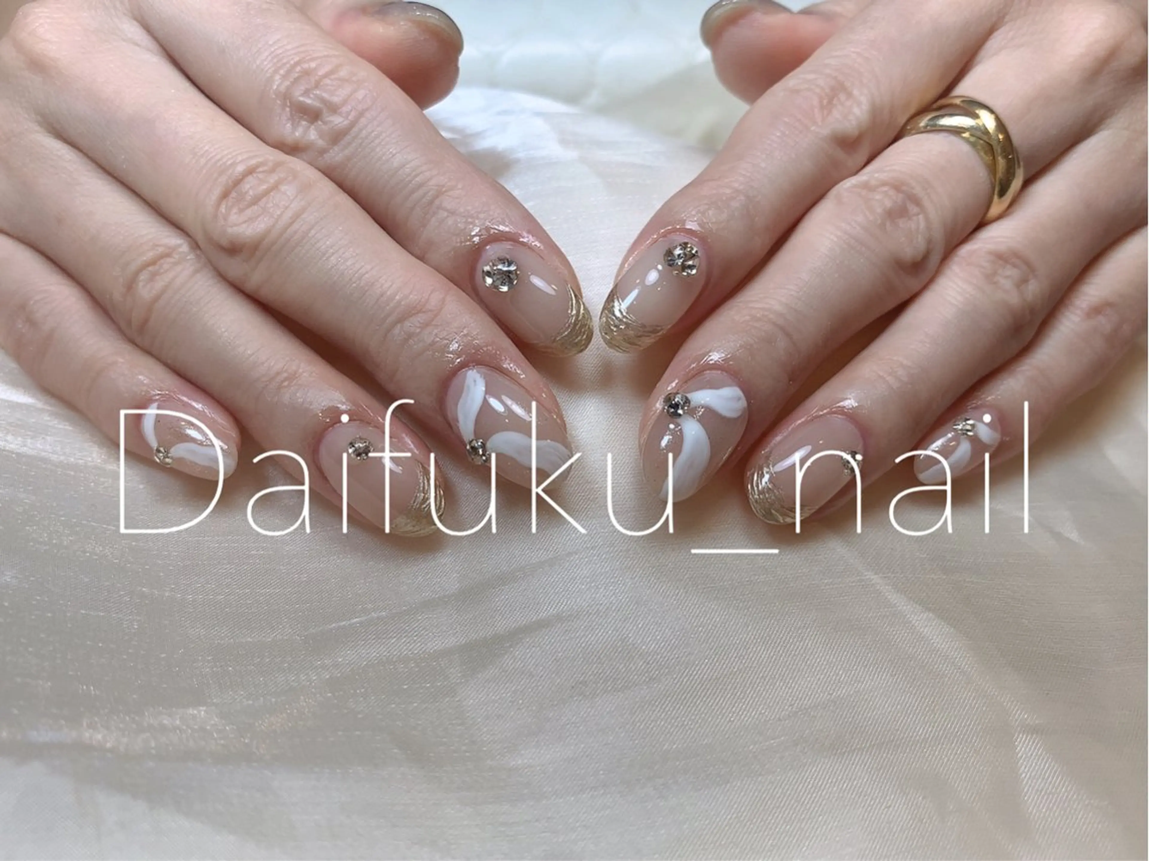 ミディアム ハンドネイル Daifuku_nails所属・Daifuku nailsのネイルデザイン