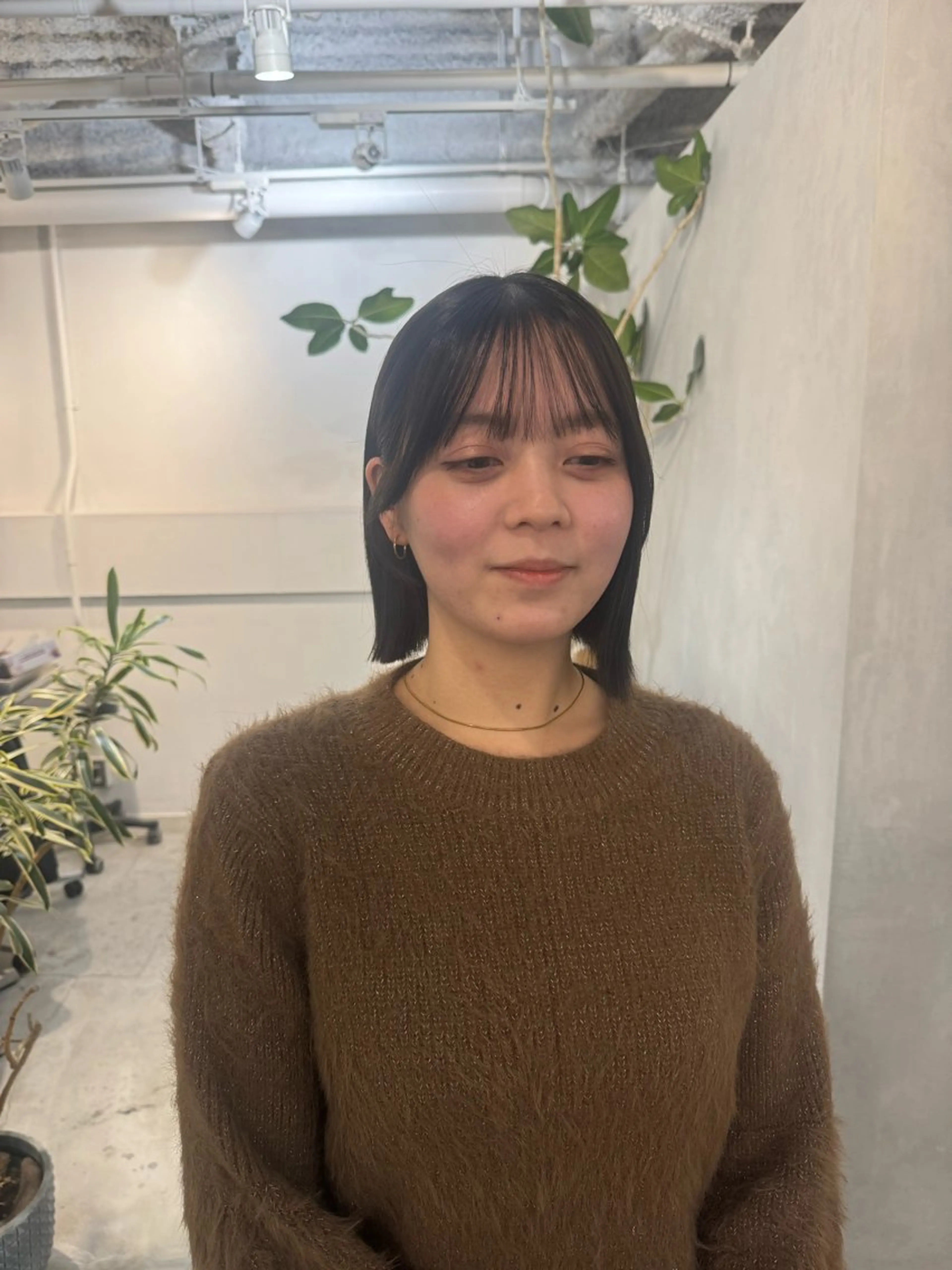 セミロング カット ヘアセット 顔周りcut・ご相談 ＝新宿しずく🇰🇷のヘアスタイル