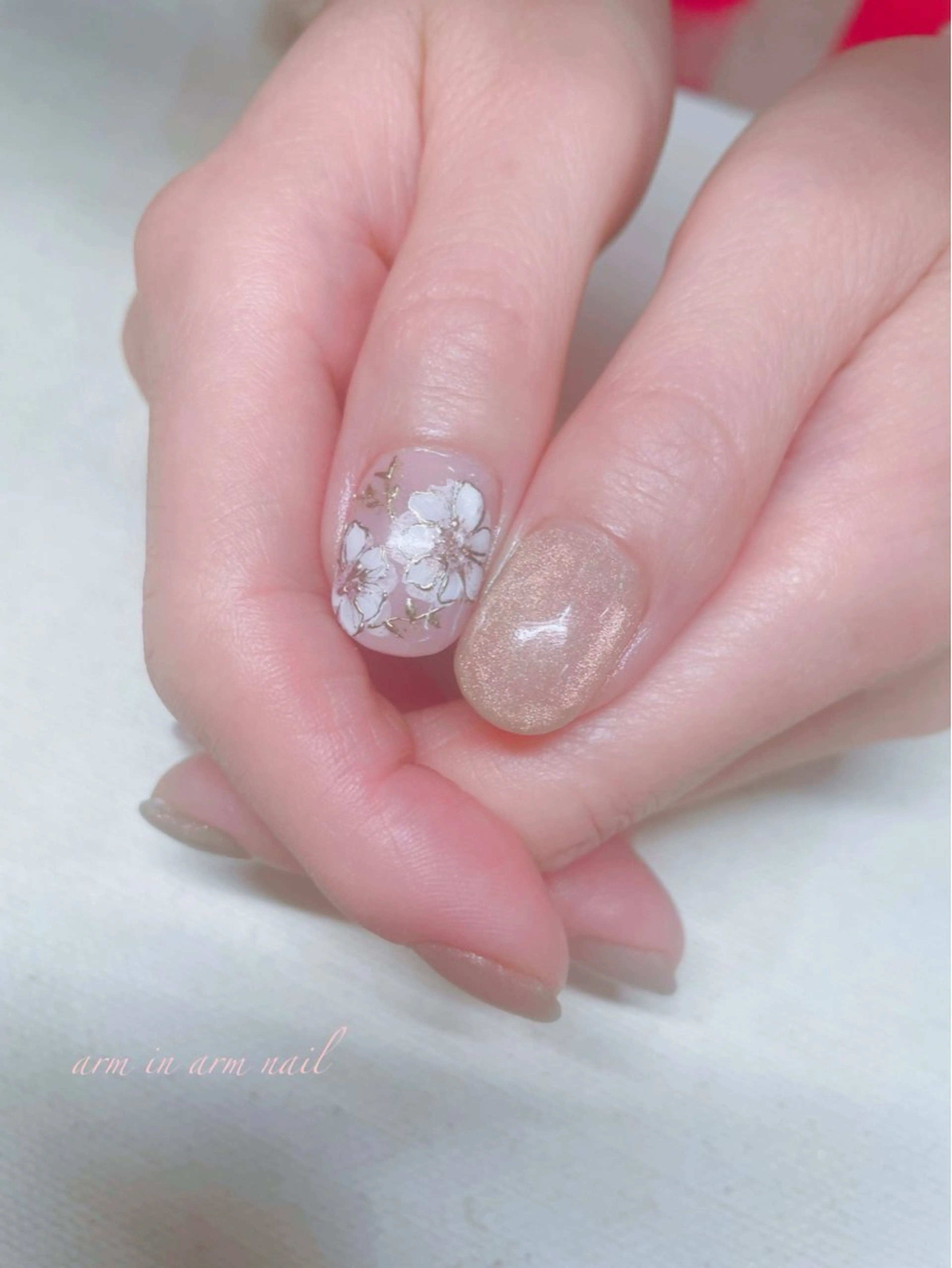 ネイル arm in arm ︎✿Yamamotoのマツエク・マツパデザイン