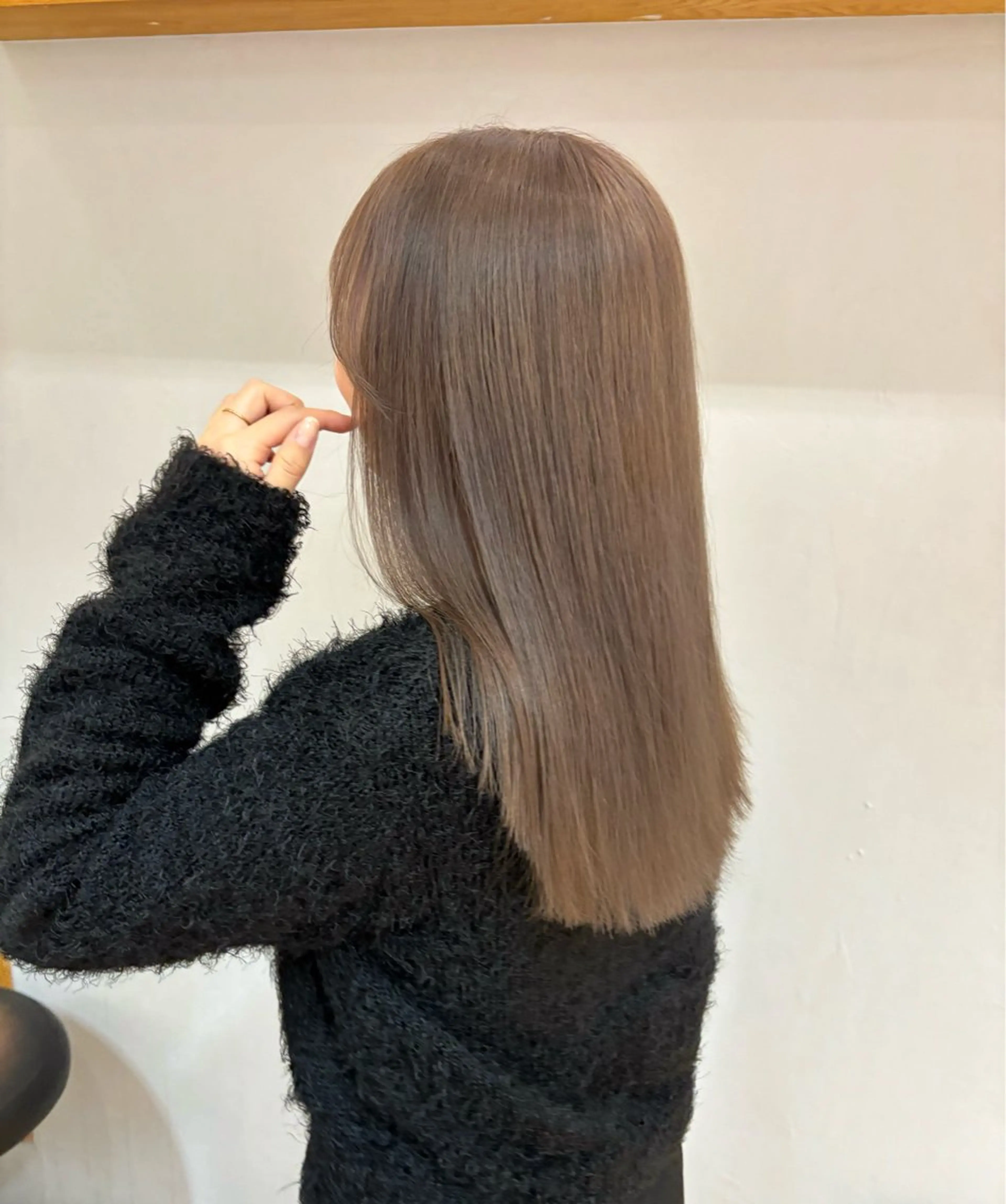 ミディアム カラー カット ヘアカラー トリートメント オリーブ/縮毛♡ Natsuno🩰のヘアスタイル