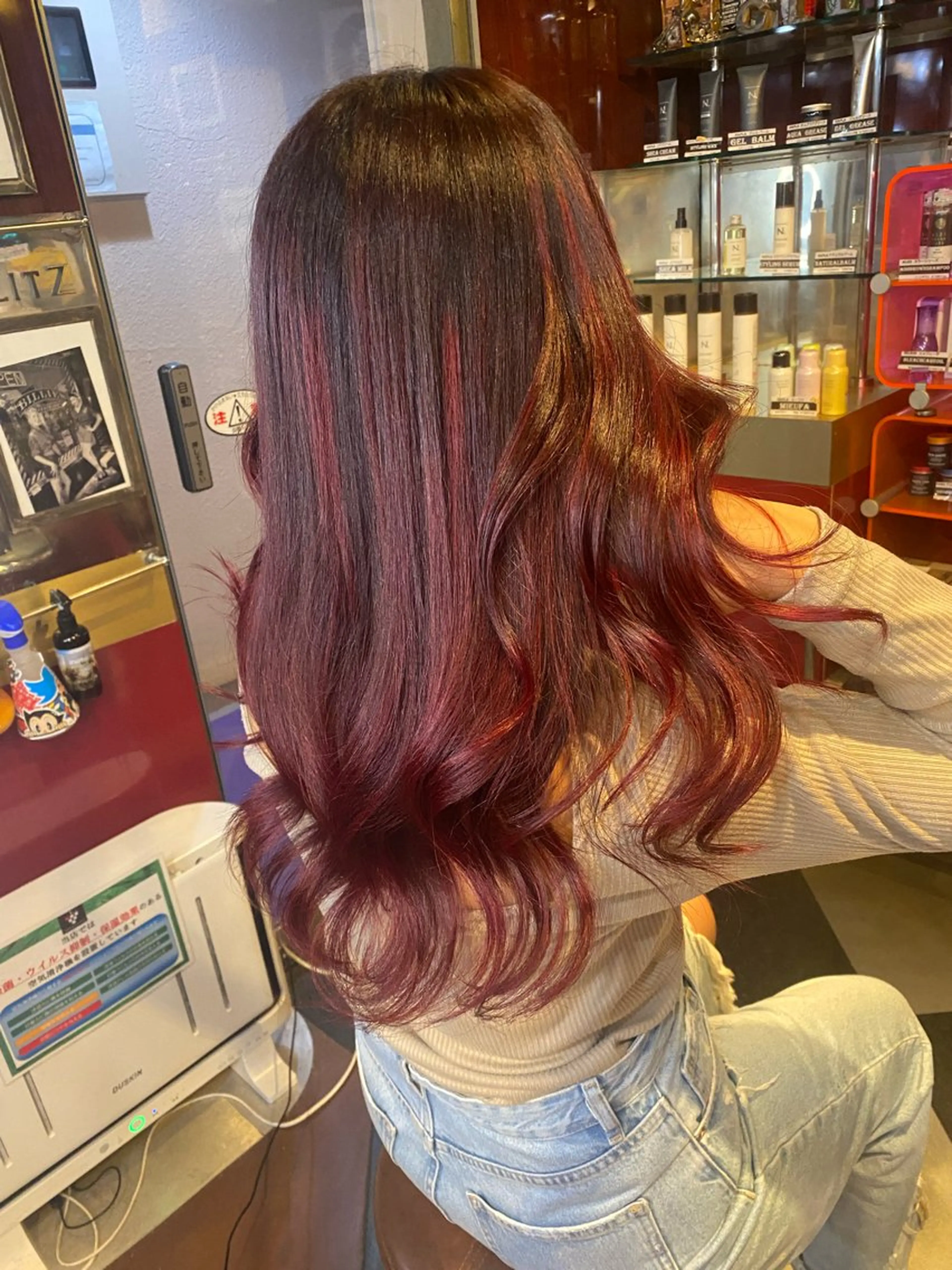 ロング カラー 🌈ブリーチ コーンロウ🌈ENOのヘアスタイル