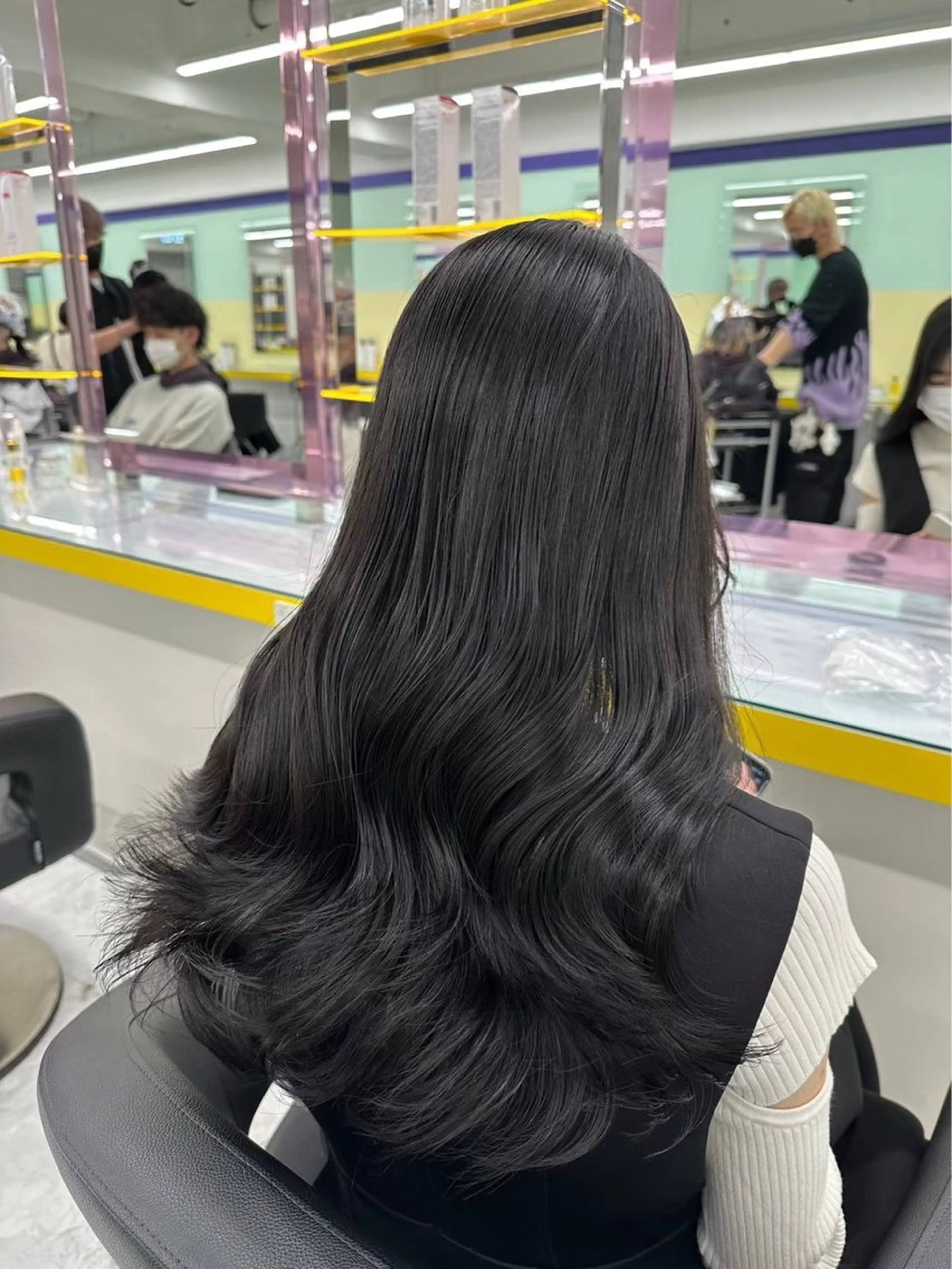 カラー 🥀韓流暖色ヘア 🥀yuzukiのヘアスタイル