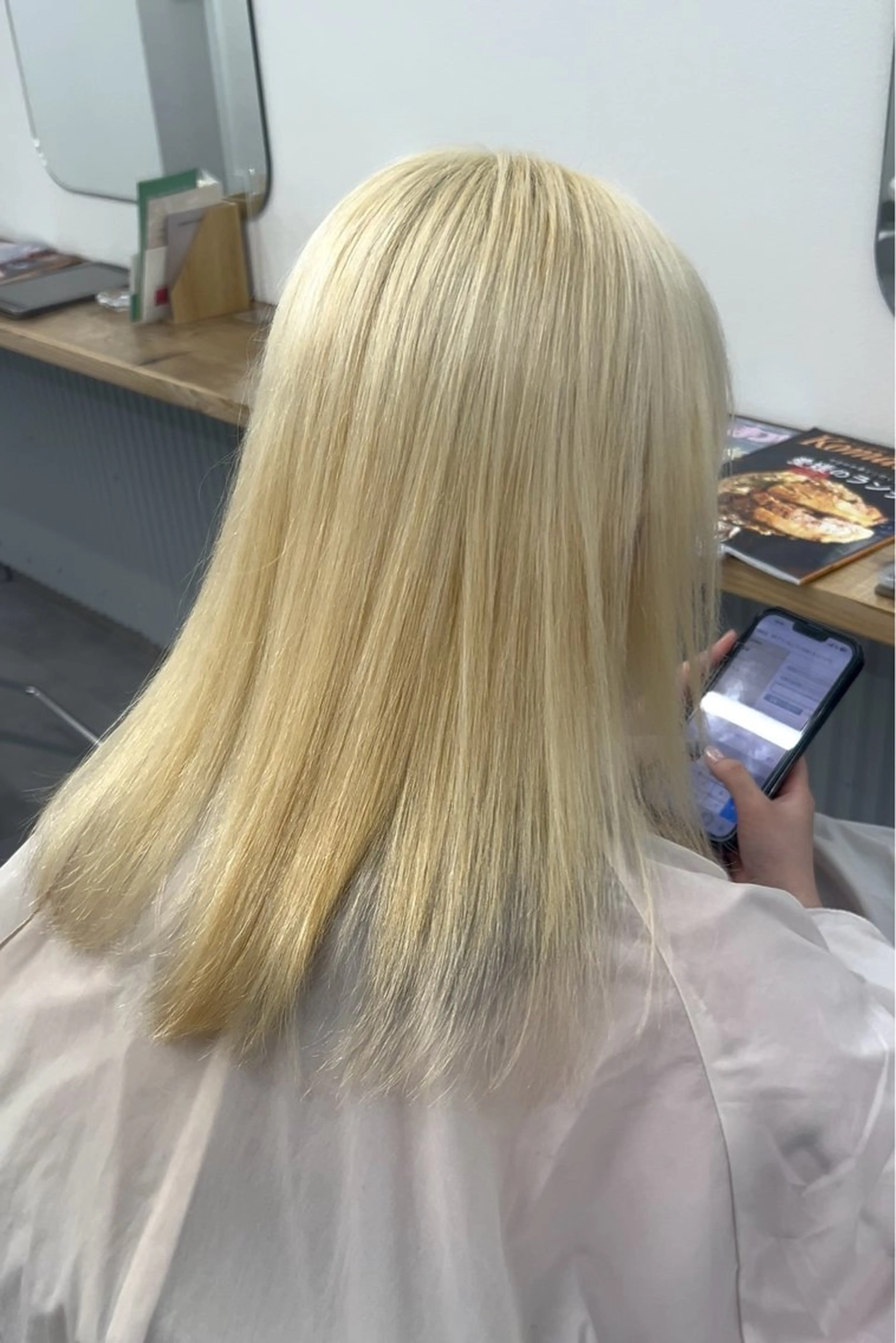 ブリーチ２回＋オンカラー＋8stepヘアエステの写真