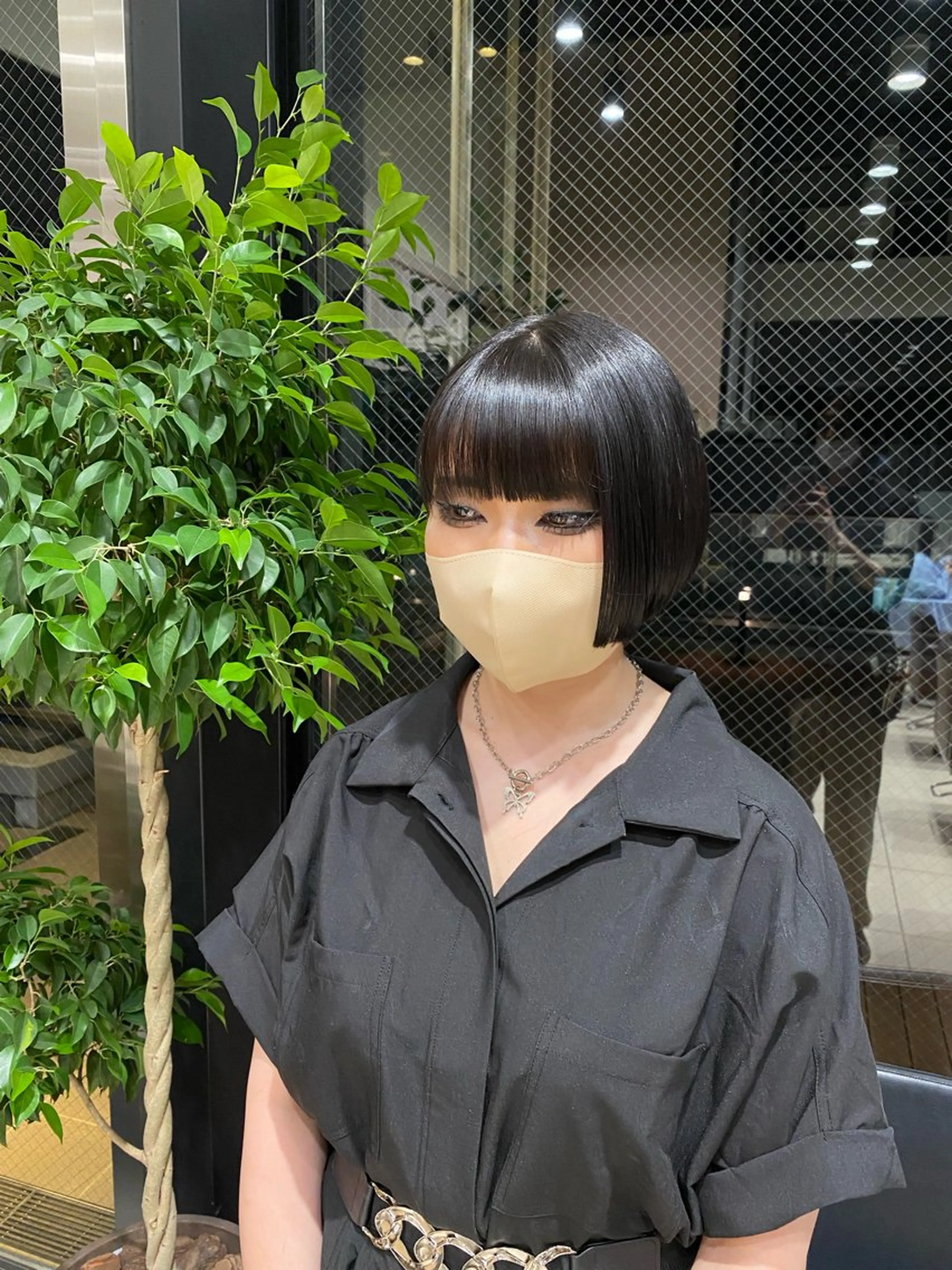 ショート カット ヘアカラー トリートメント ボブ/パーマ/レイ ヤー/新宿/KOKIのヘアスタイル