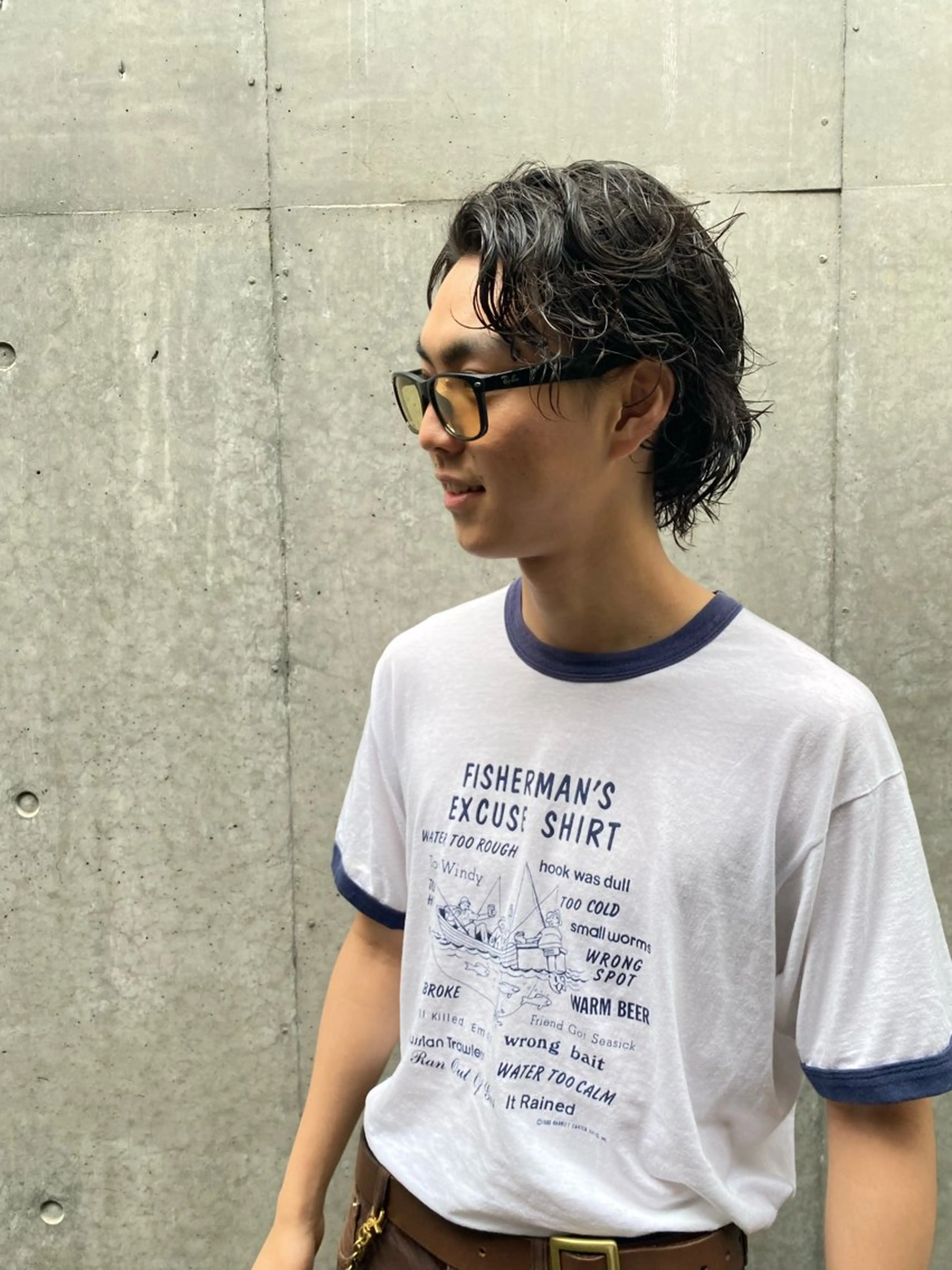 ショート パーマ メンズ カット パーマ 菊池大一 溝の口パーマのヘアスタイル