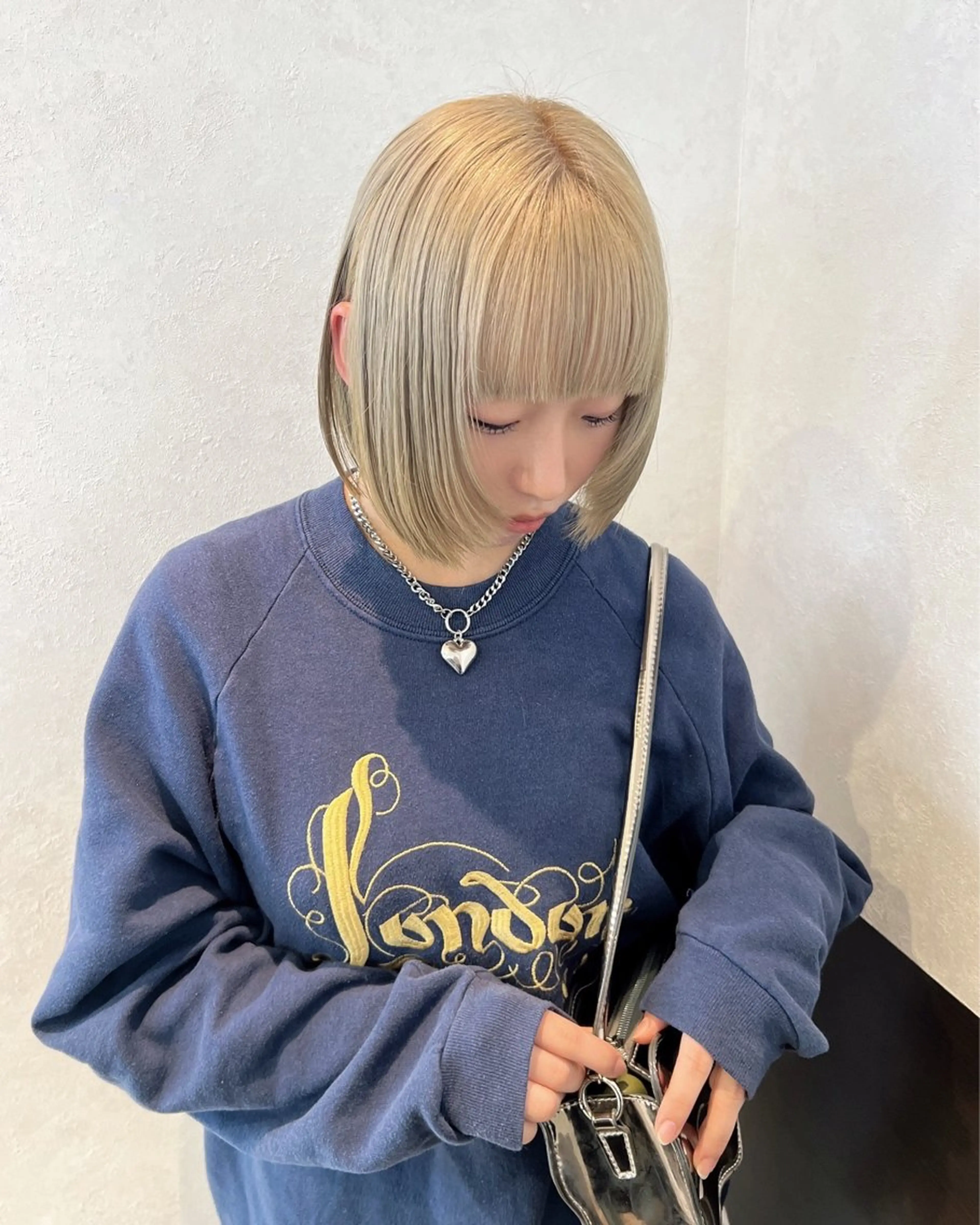 カラー nehus nagaoka所属・🖤複雑履歴ブリーチ Mizuki 🖤のヘアスタイル