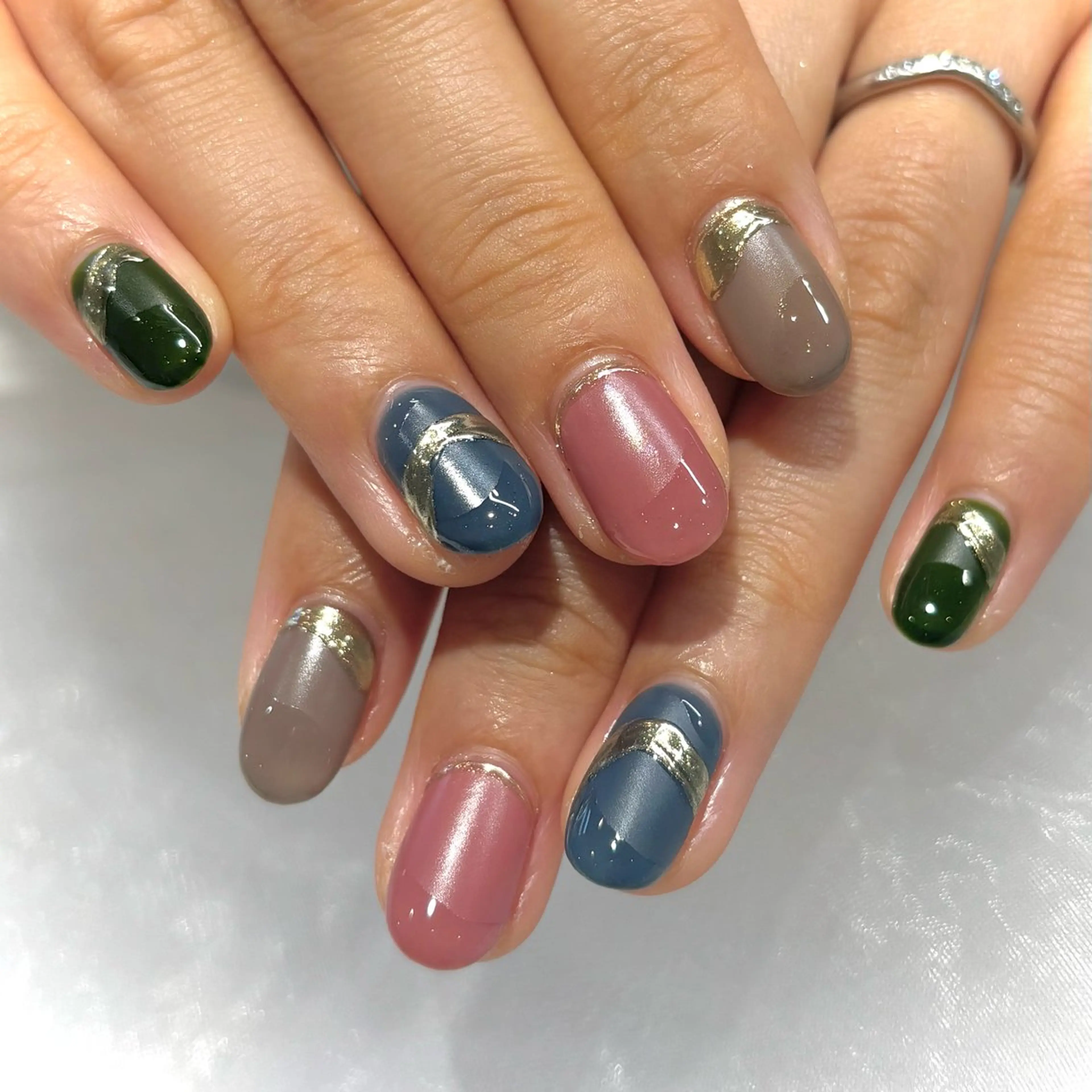 ネイル ハンドネイル 橋元 珠梨のネイルデザイン