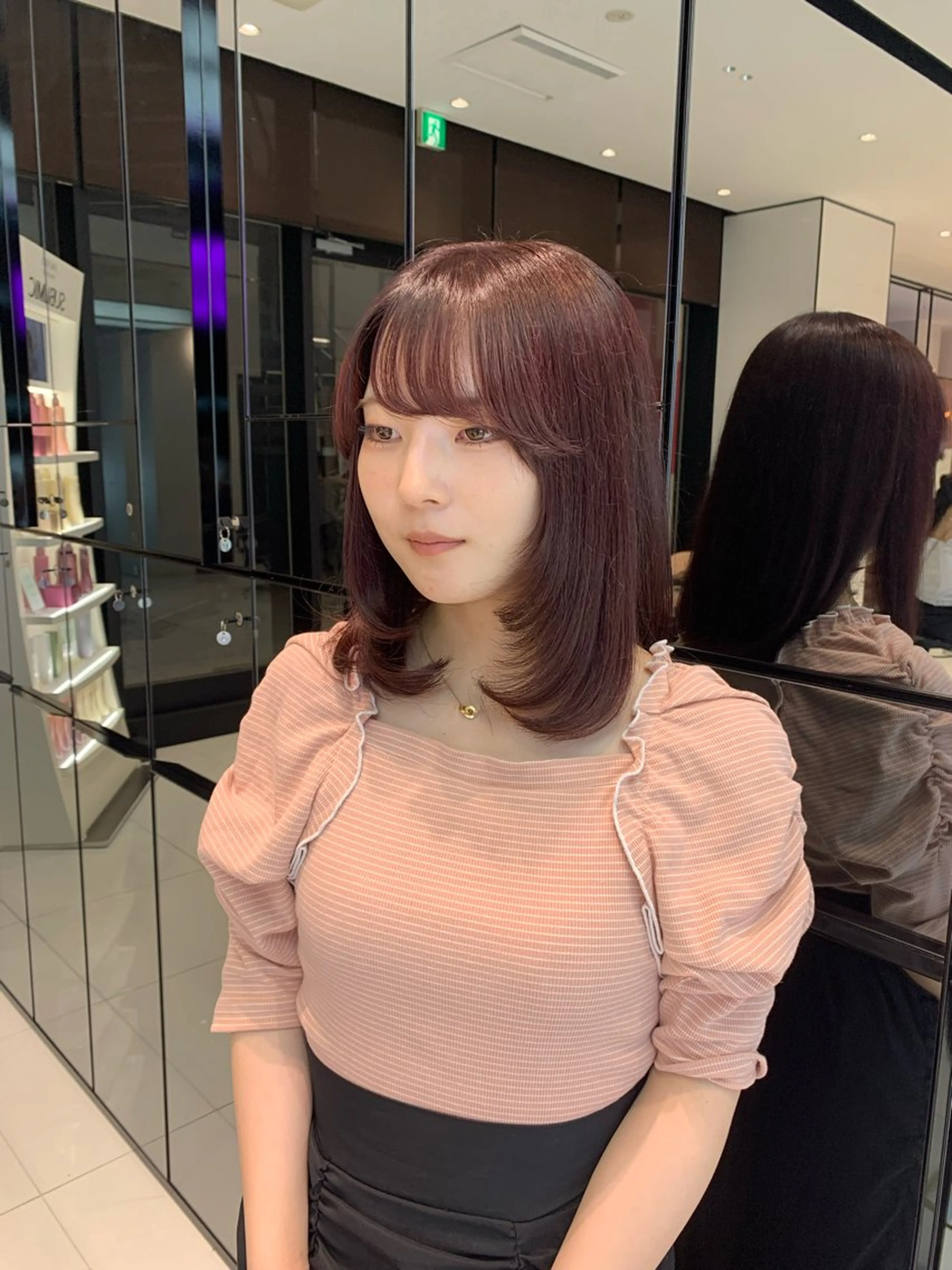 ミディアム ヘアカラー keen吉祥寺🐆 レイヤー/NAO🩶のヘアスタイル