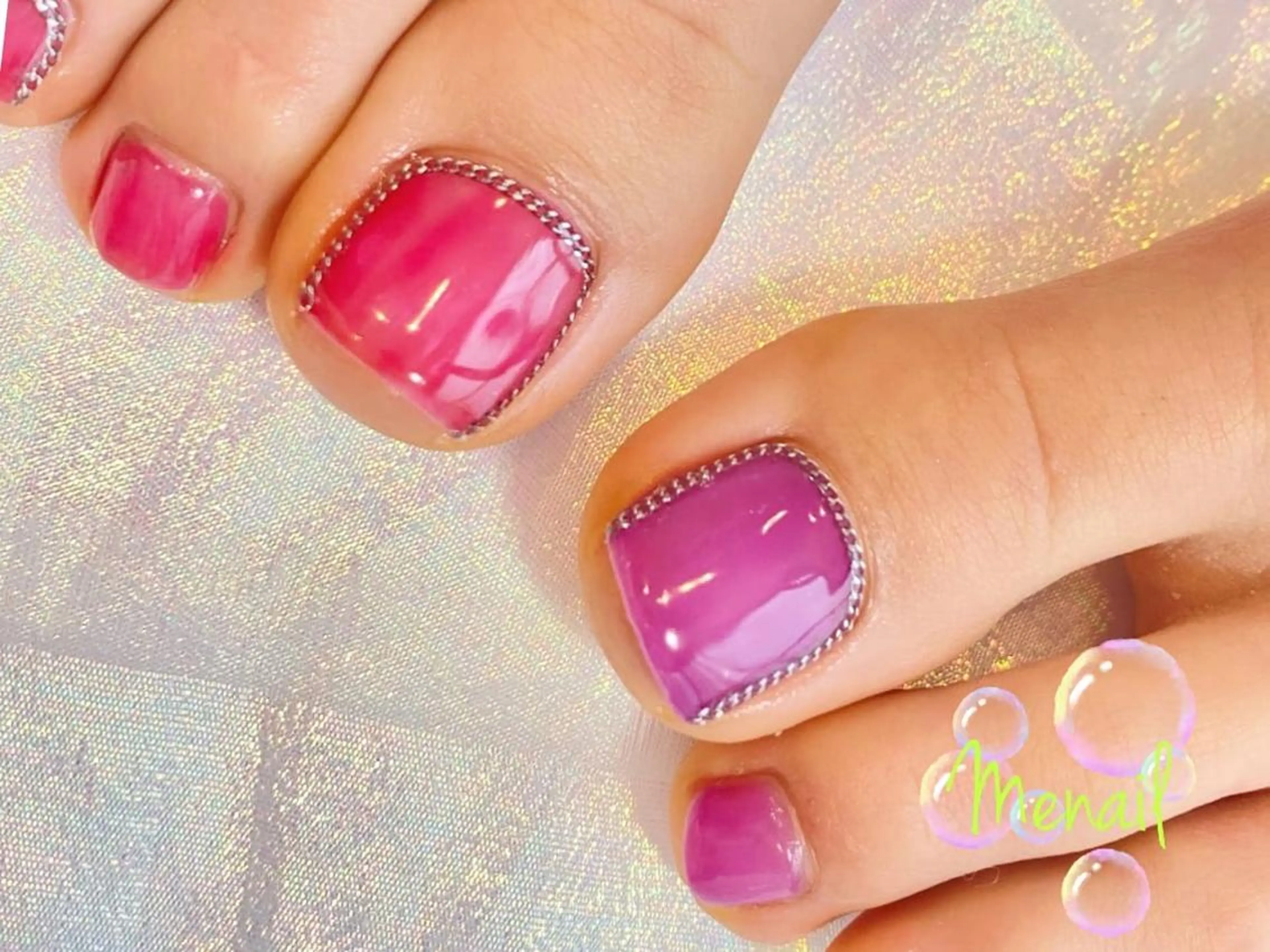 ネイル フットネイル フットネイル Menail心斎橋 本店/runa☆のネイルデザイン