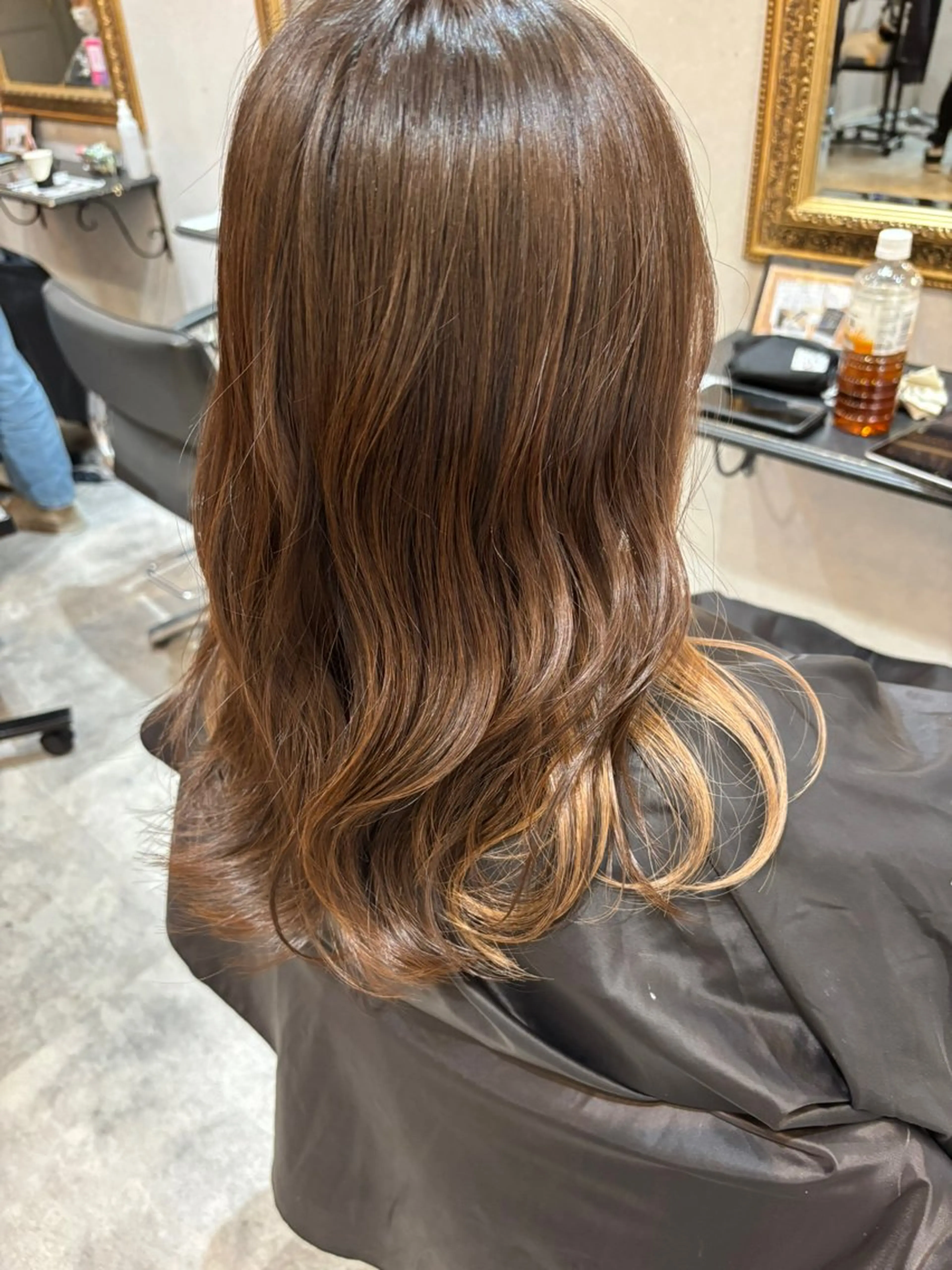 ミディアム カラー 頭浸浴×似合わせ HolyGrailのヘアスタイル