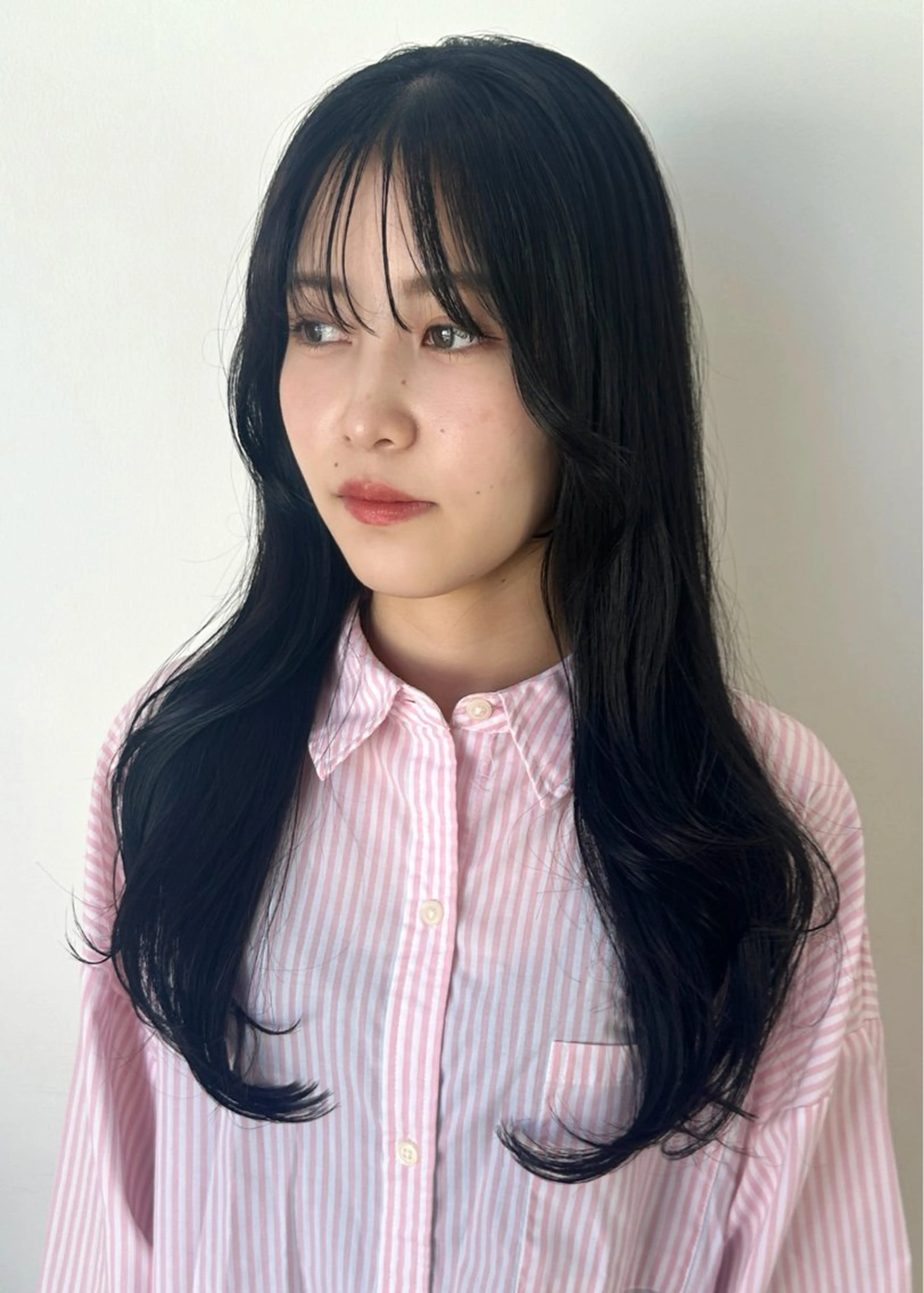 ロング カラー 透明感カラー カット ヘアカラー recipe 黒木 彩那のヘアスタイル