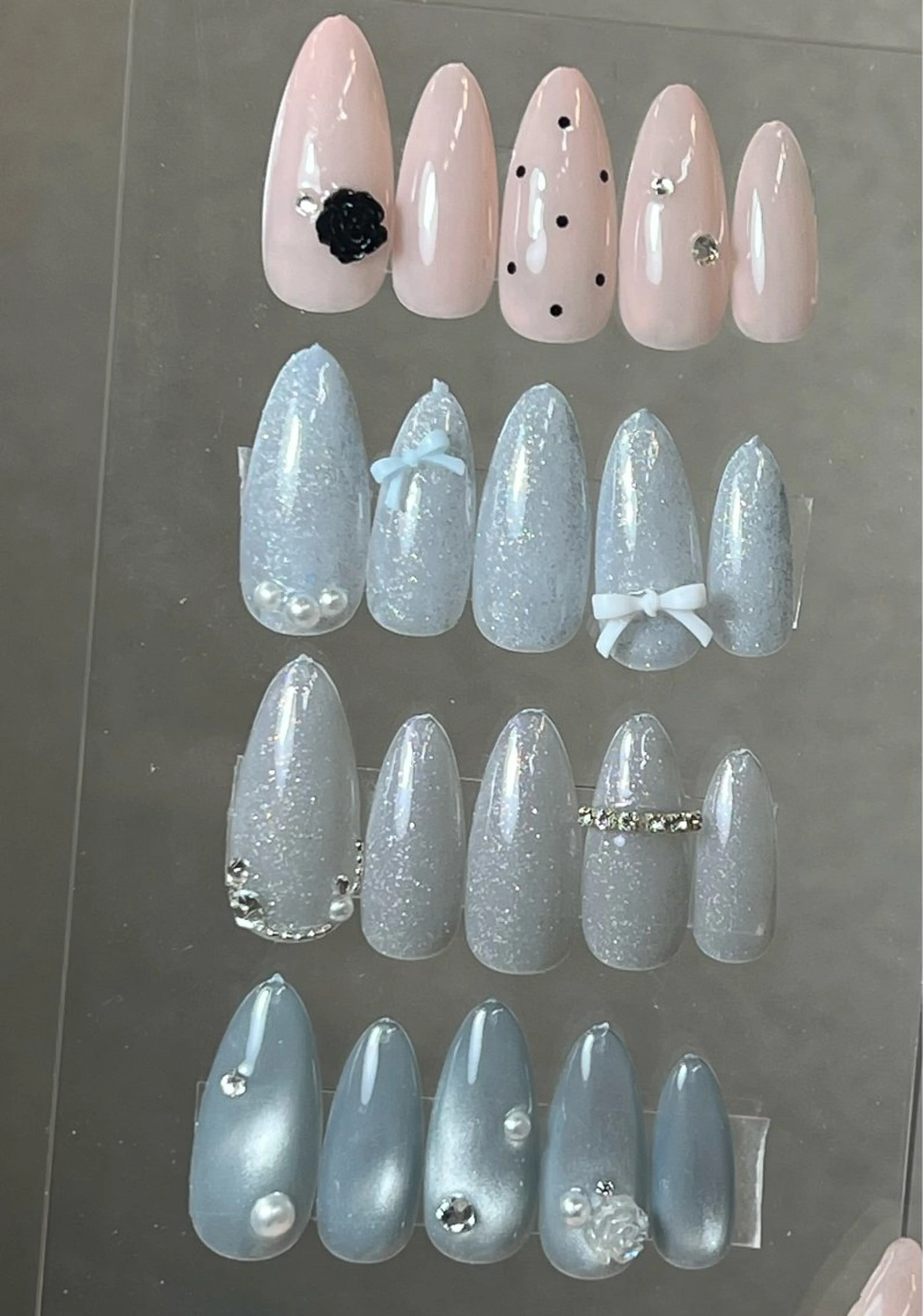 【限定メニュー】シンプルワンホン🤍他店オフあり🎀韓国ネイルの写真