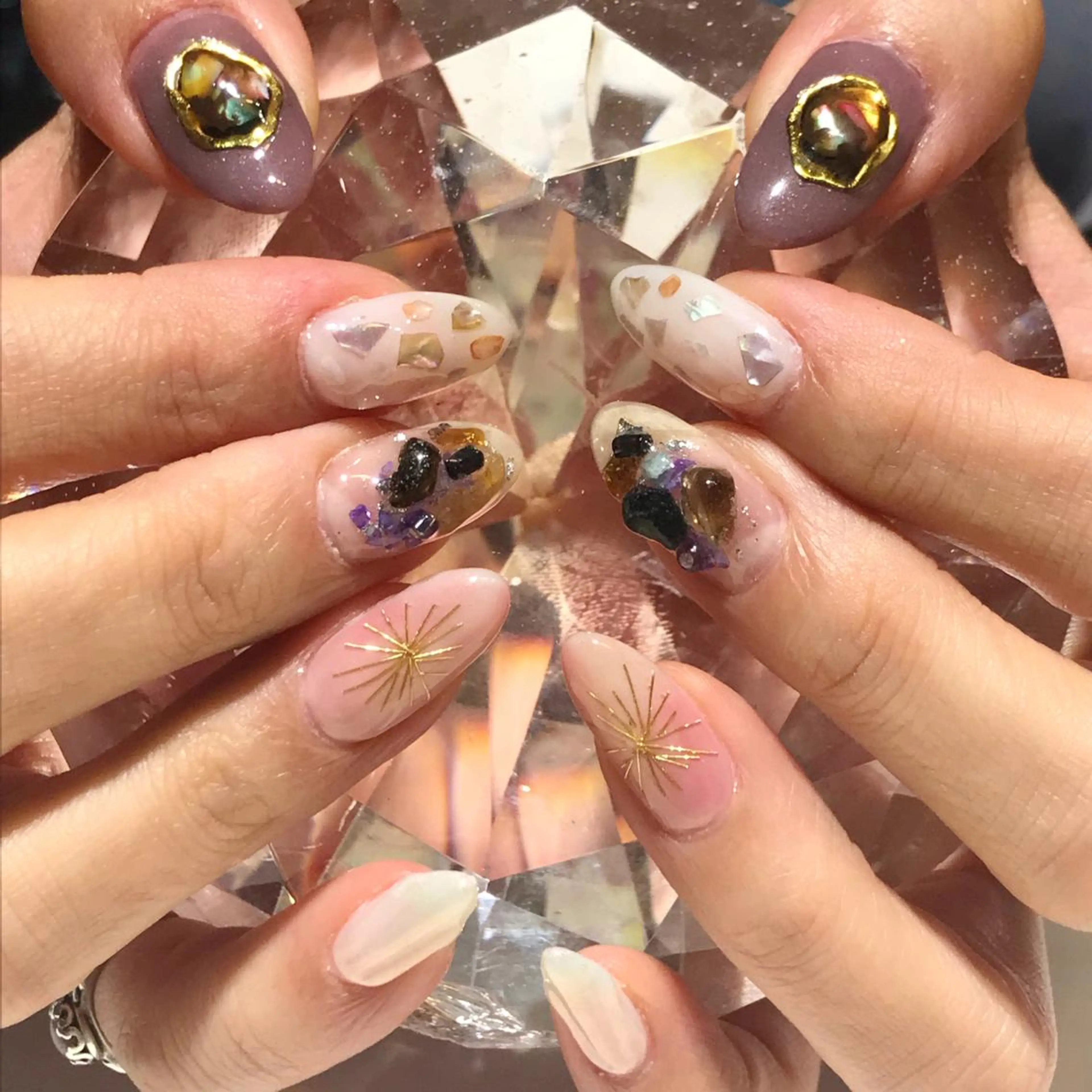 ネイル ジェルネイル 持ち込み YUN 💅のネイルデザイン