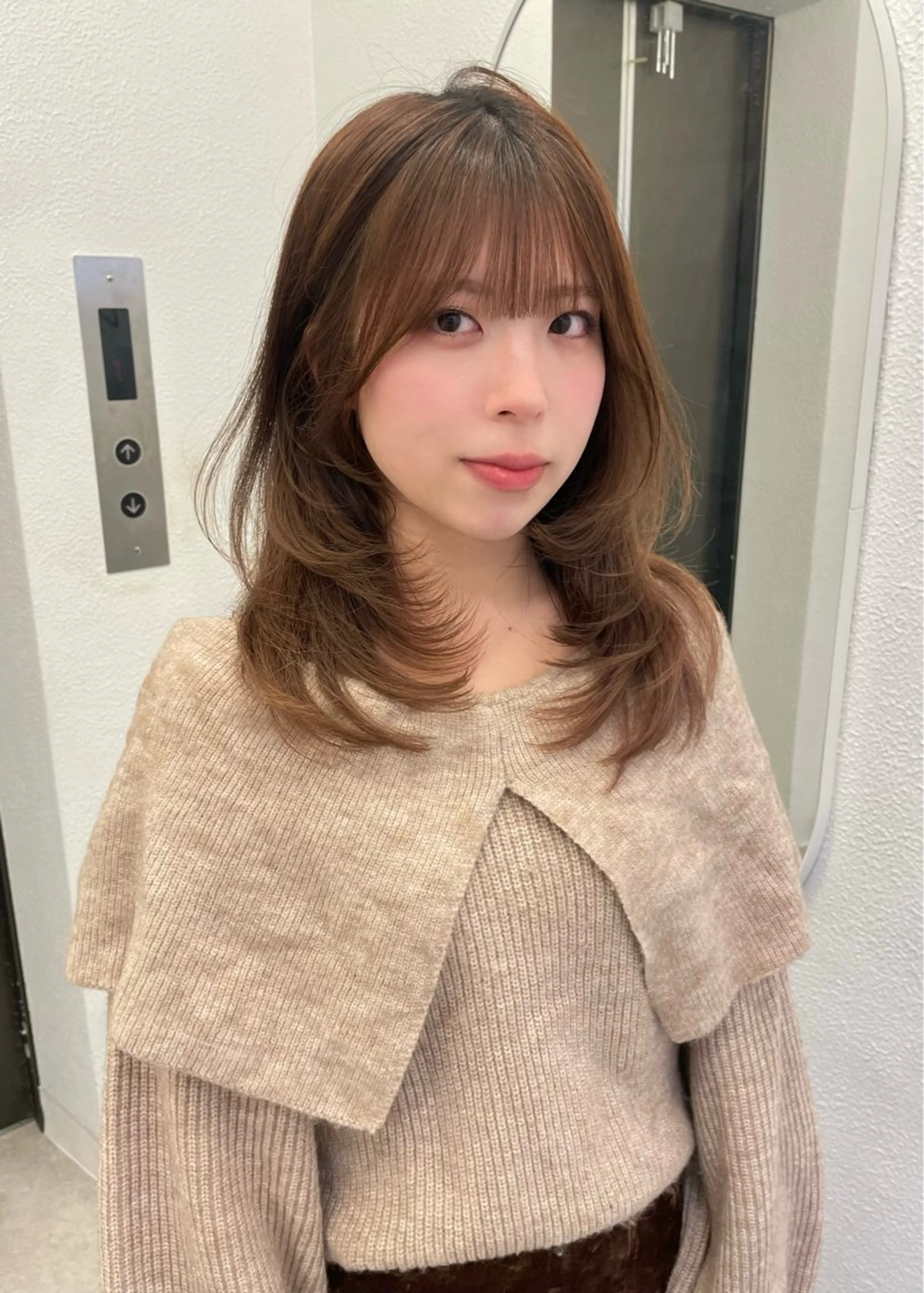 ミディアム 髙杉 心のヘアスタイル
