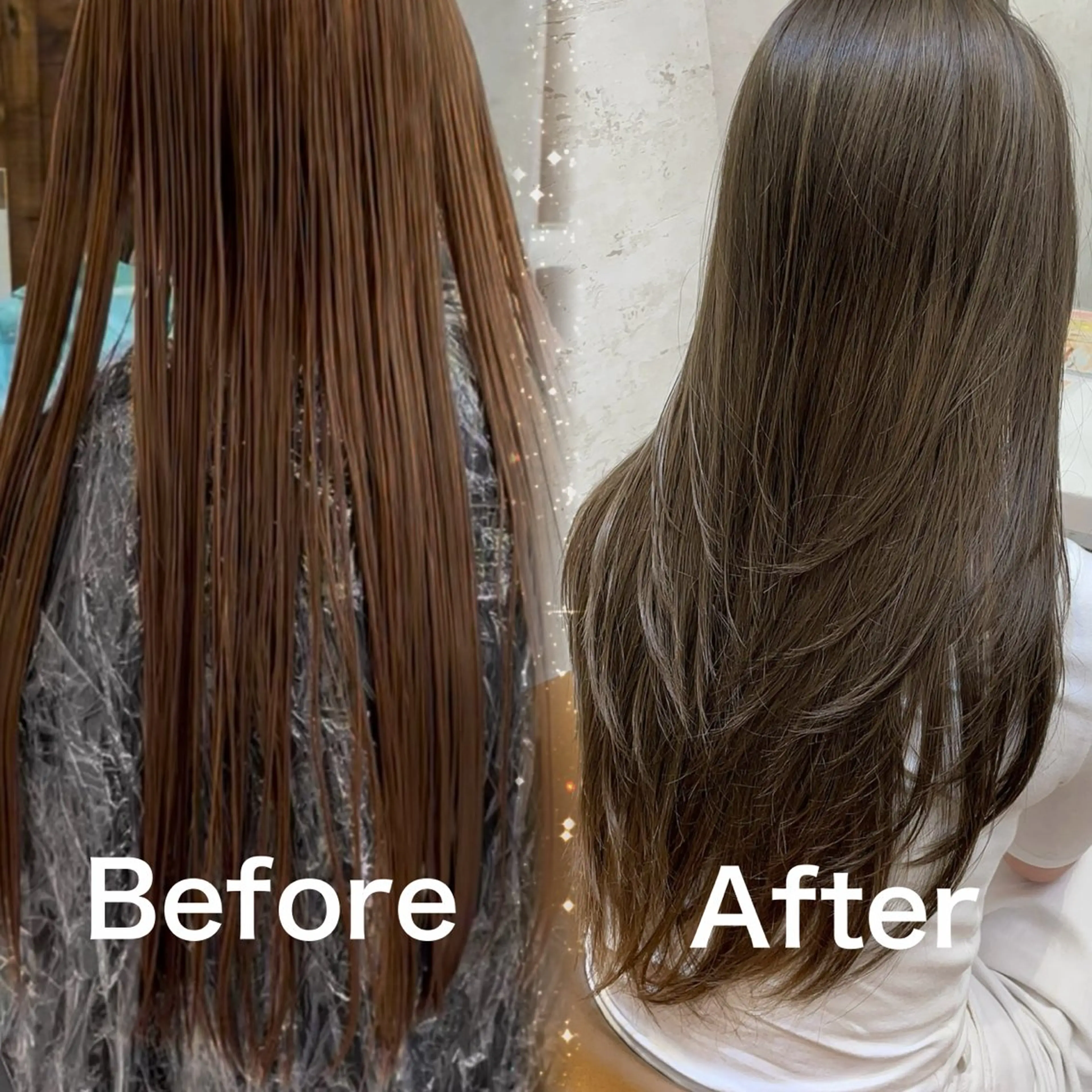 色落ちまで可愛い🤍透明感カラー＋カット＋TR💘ミニモ限定¥8,480→¥6,980（今だけ）の写真