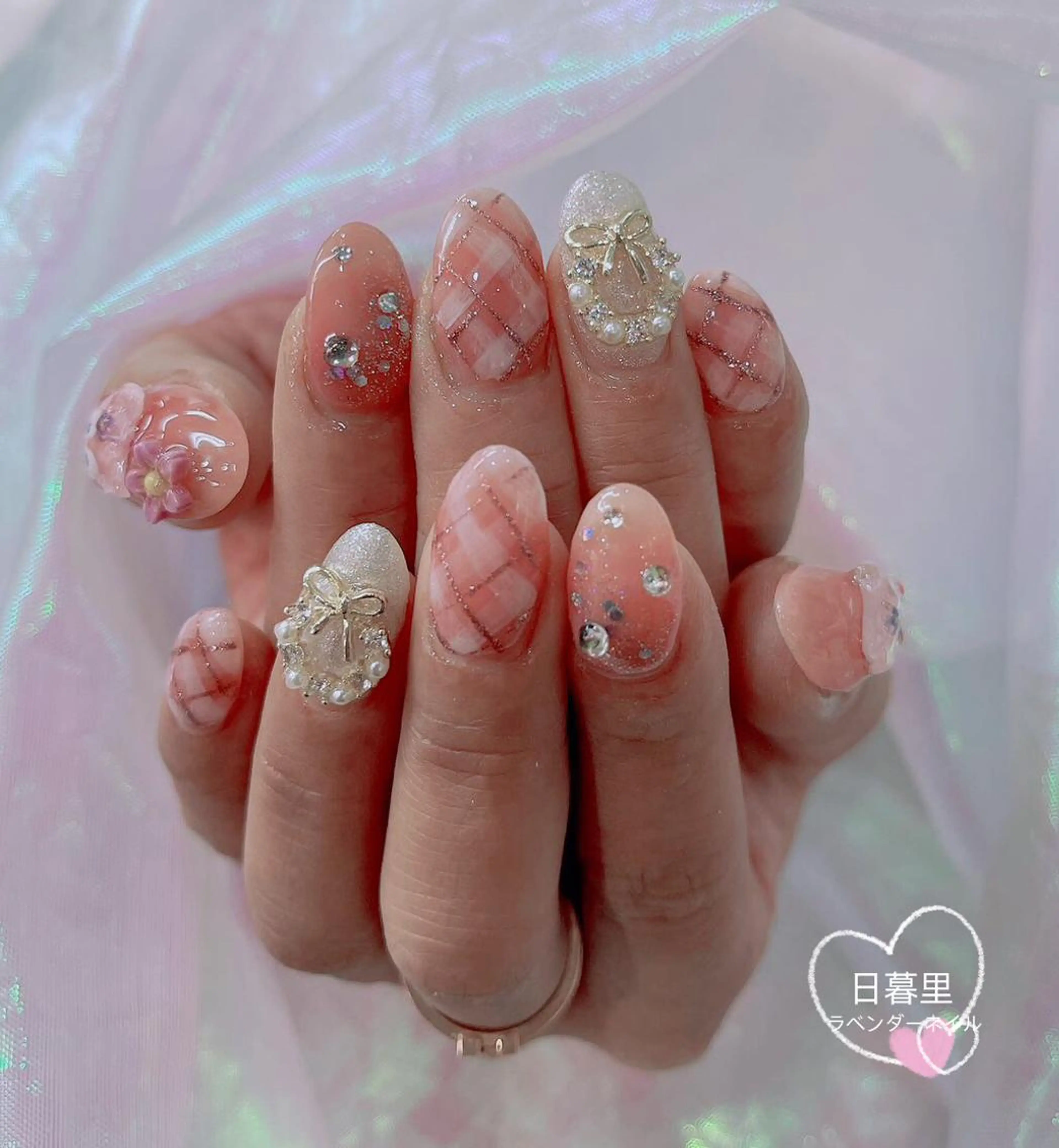 ネイル ラベンダー💖日暮里 ルル💖ネイルのネイルデザイン