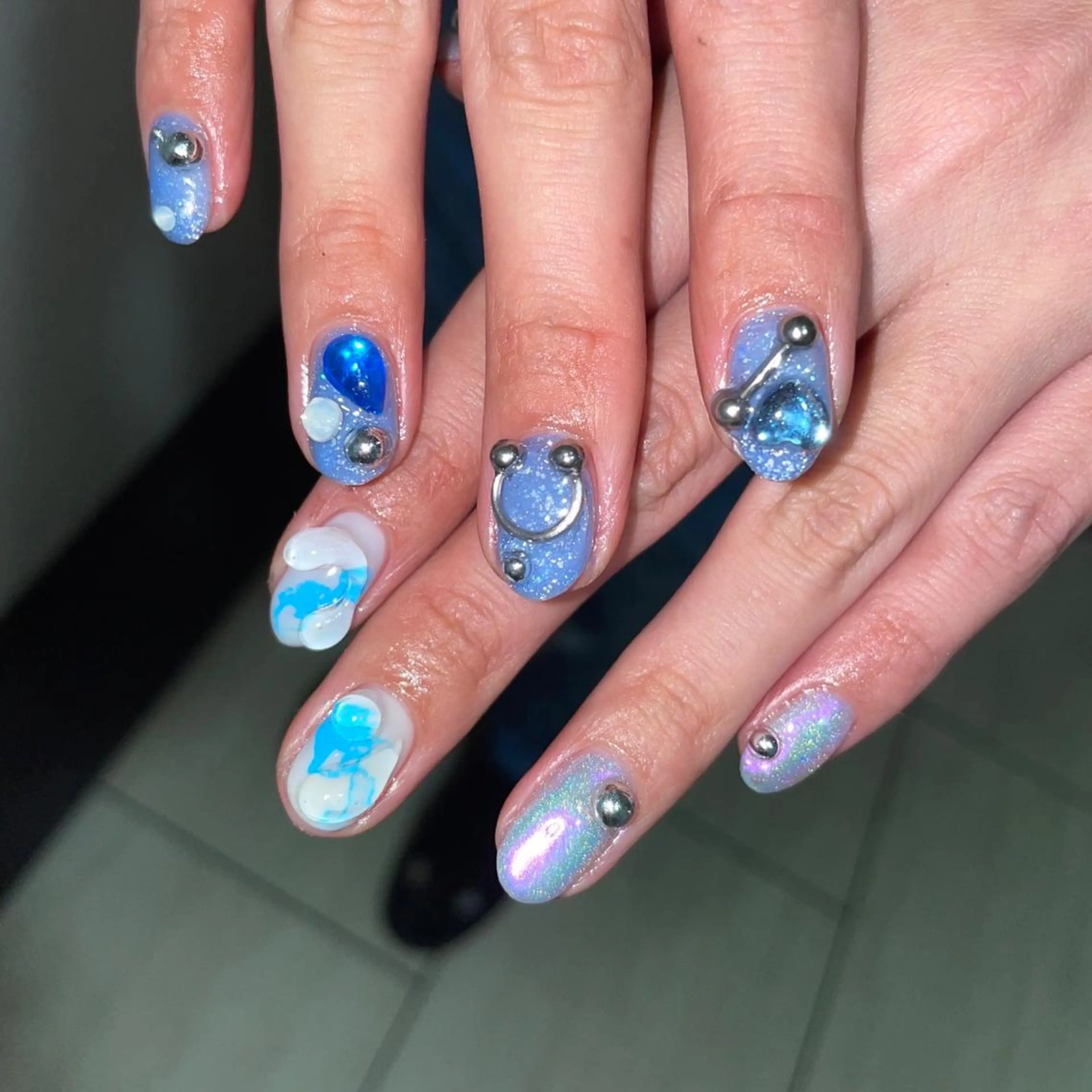 ショート ネイル YUNA FUKUDAのネイルデザイン