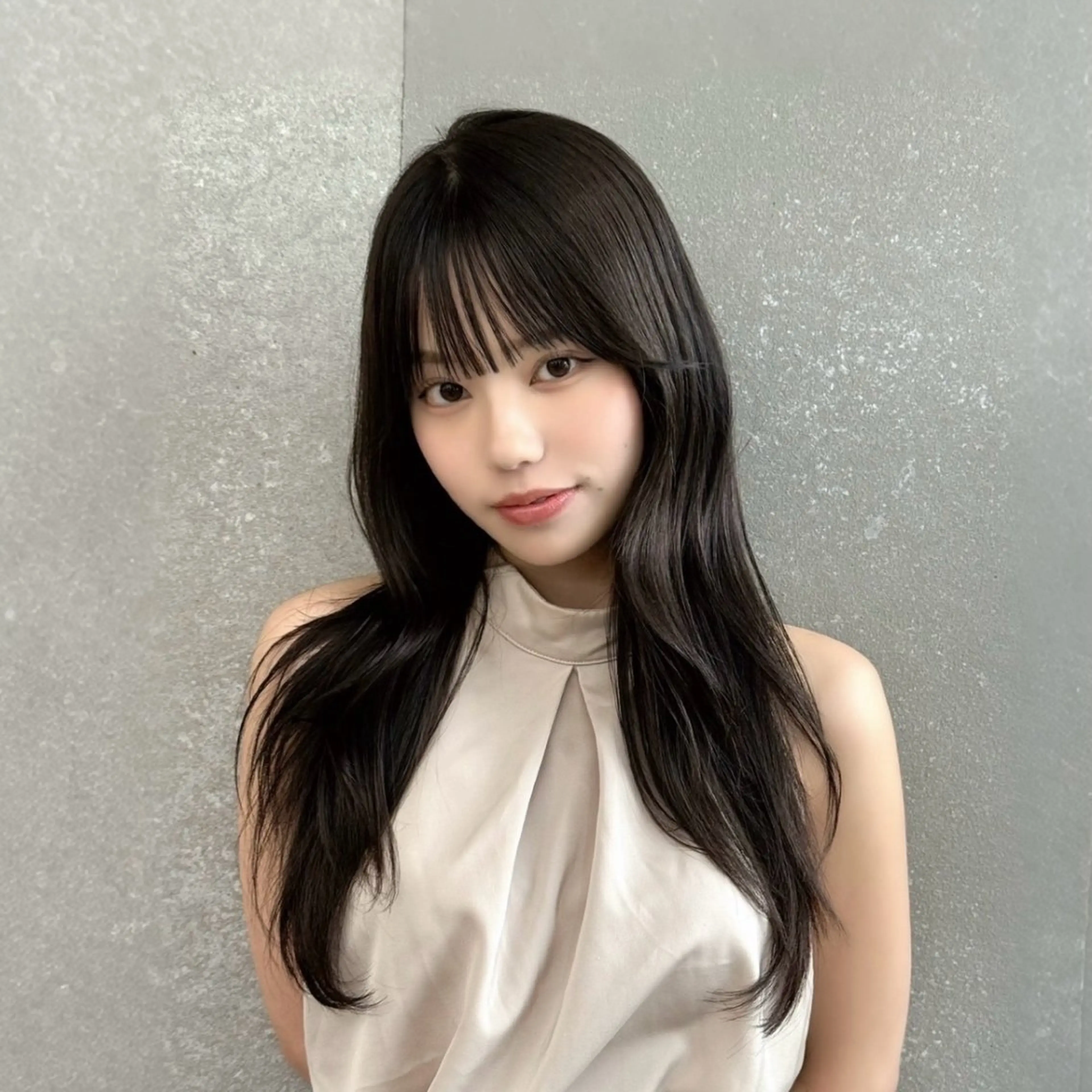セミロング カラー カット ヘアカラー トリートメント RYU/レイヤーカッ ト/透明感艶カラー/のヘアスタイル
