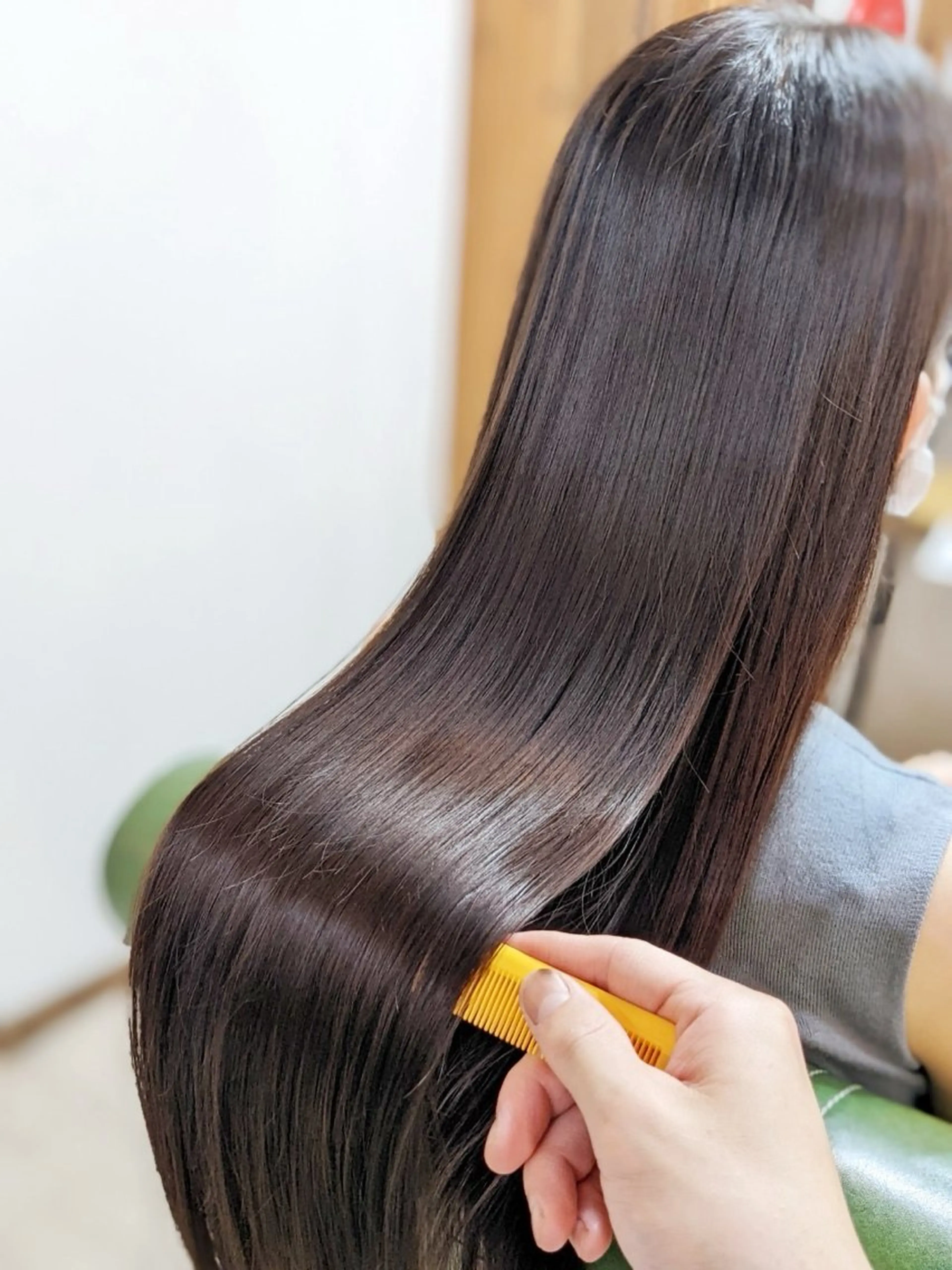 カラー 髪質改善gluck 講習会モデル募集中のヘアスタイル