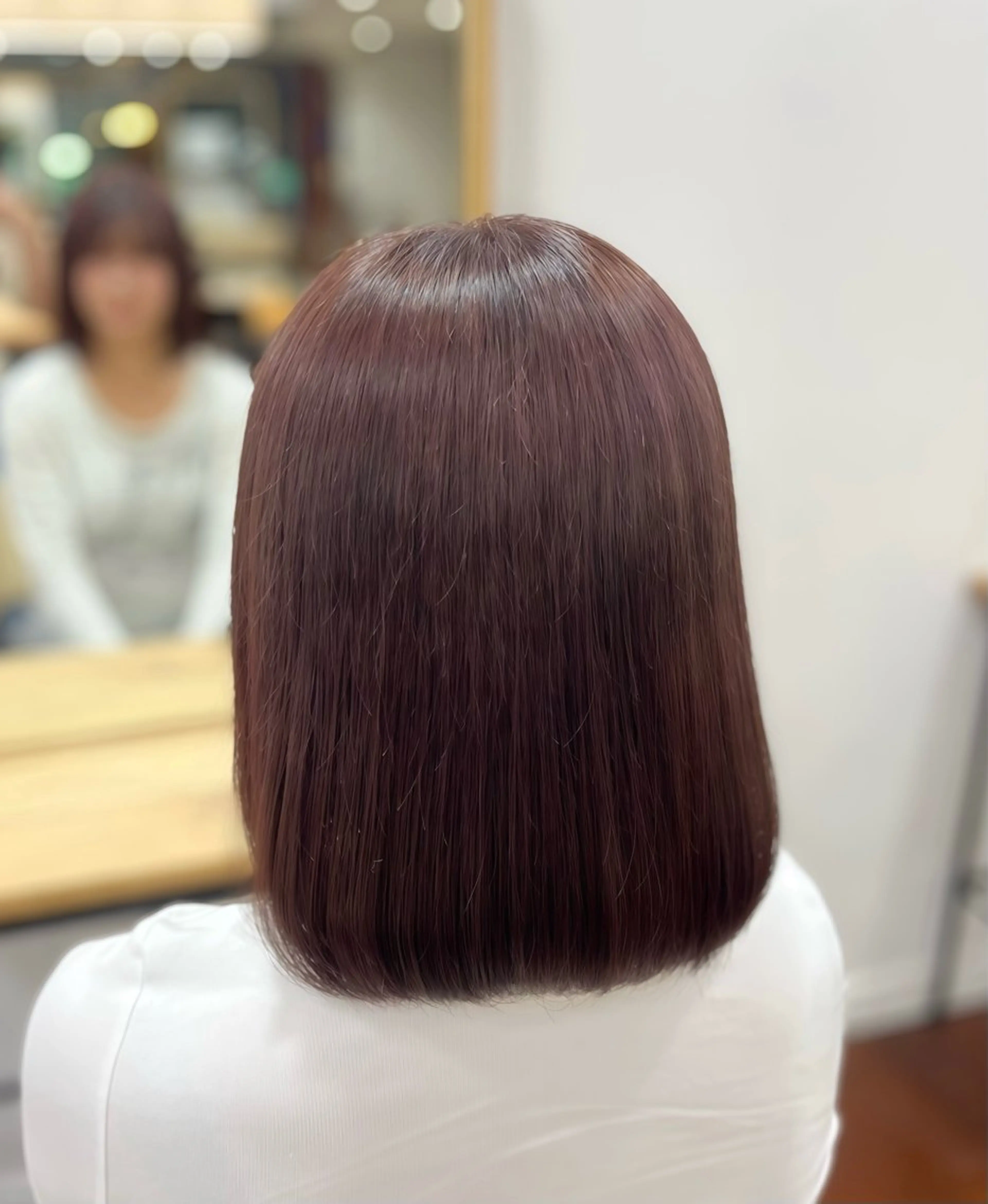 ミディアム カラー ヘアカラー 🎀仙台/艶カラー /暖色/ありさ🎀のヘアスタイル
