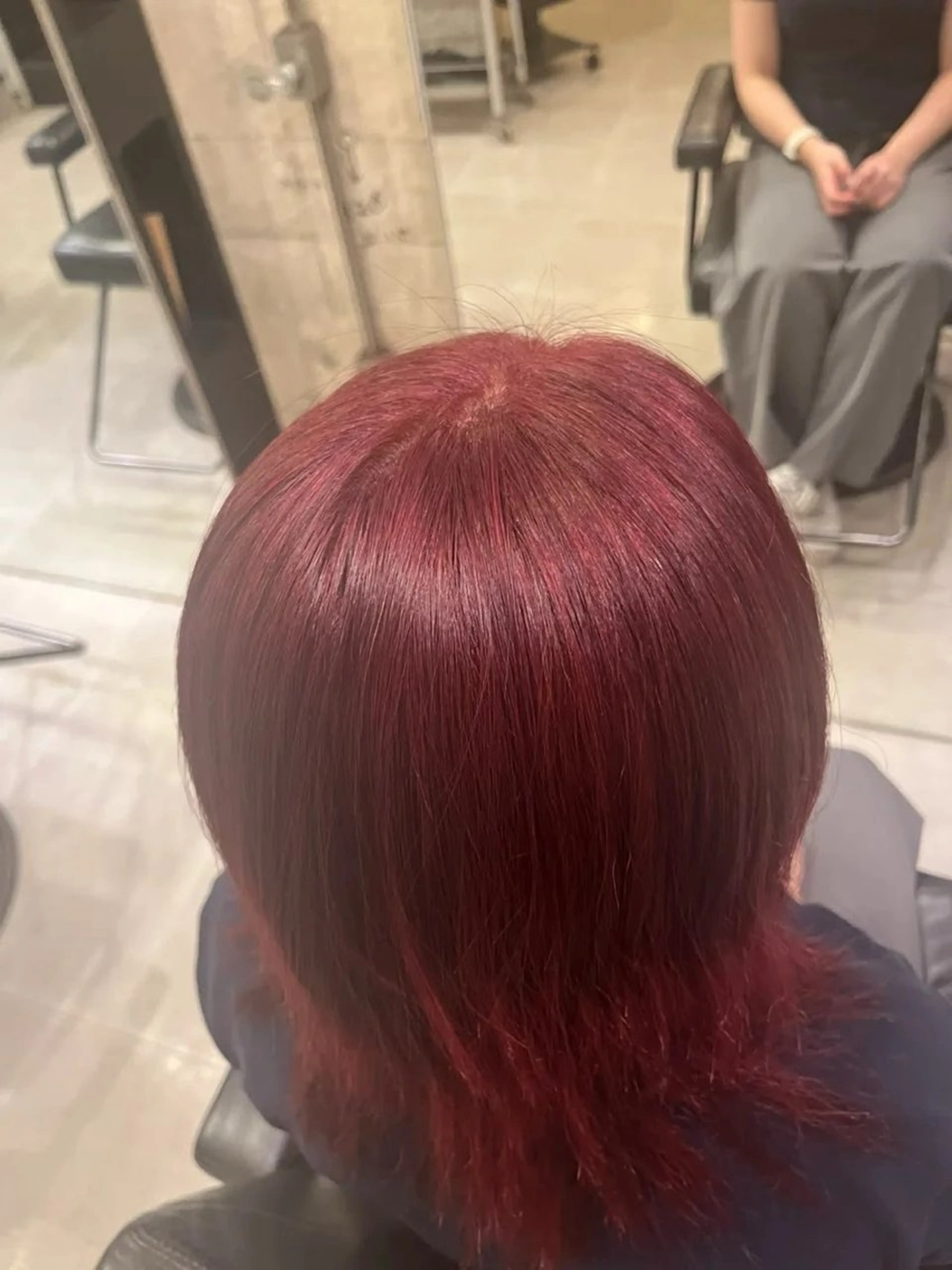 ミディアム ヘアカラー «料金🆓カット モデル»キリ🌿のヘアスタイル