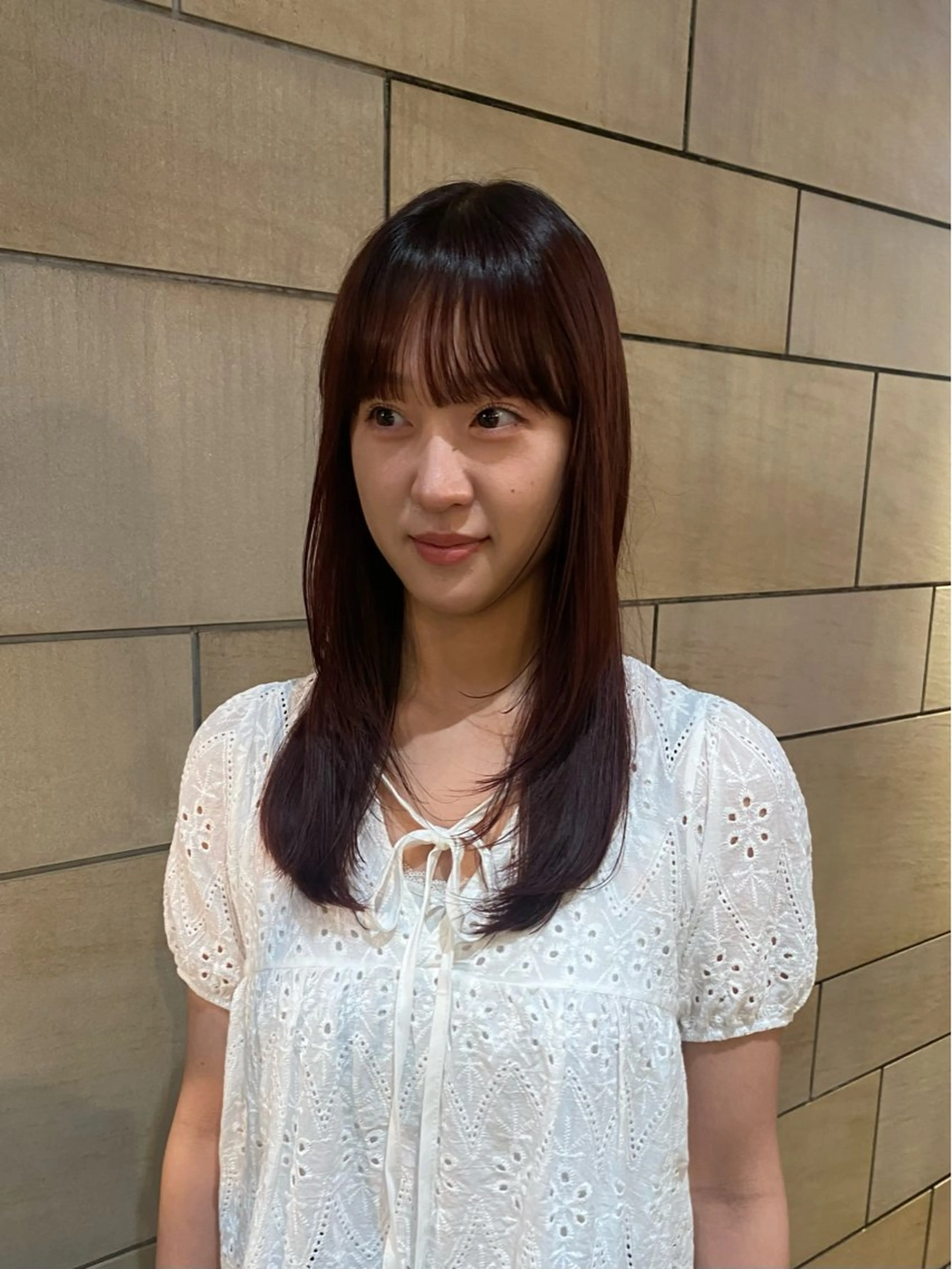 セミロング カット ヘアカラー トリートメント 似合わせカラー /パーマ🪿 moeのヘアスタイル