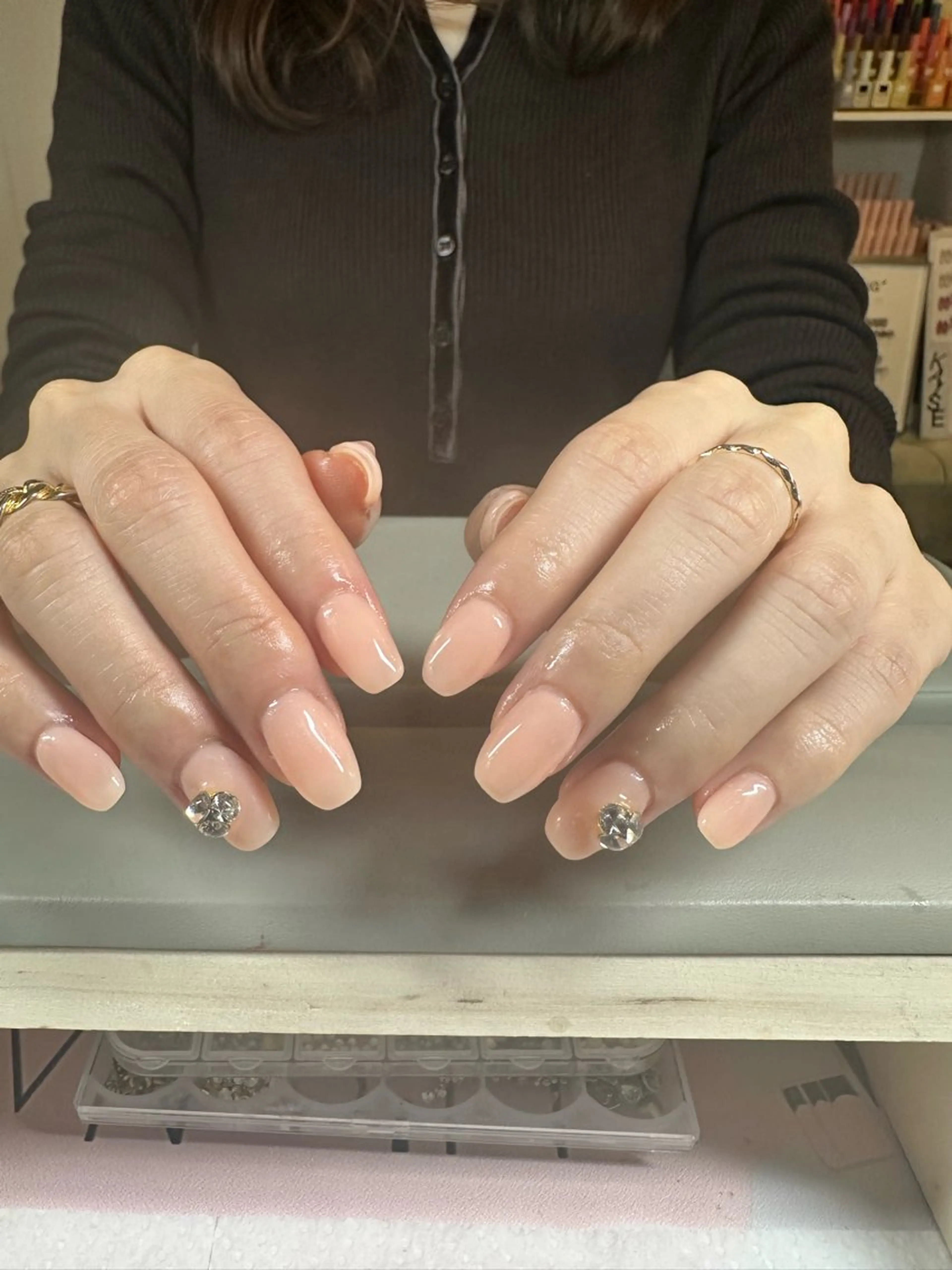 ミディアム カラー ハンドネイル YING Nail🐶のネイルデザイン